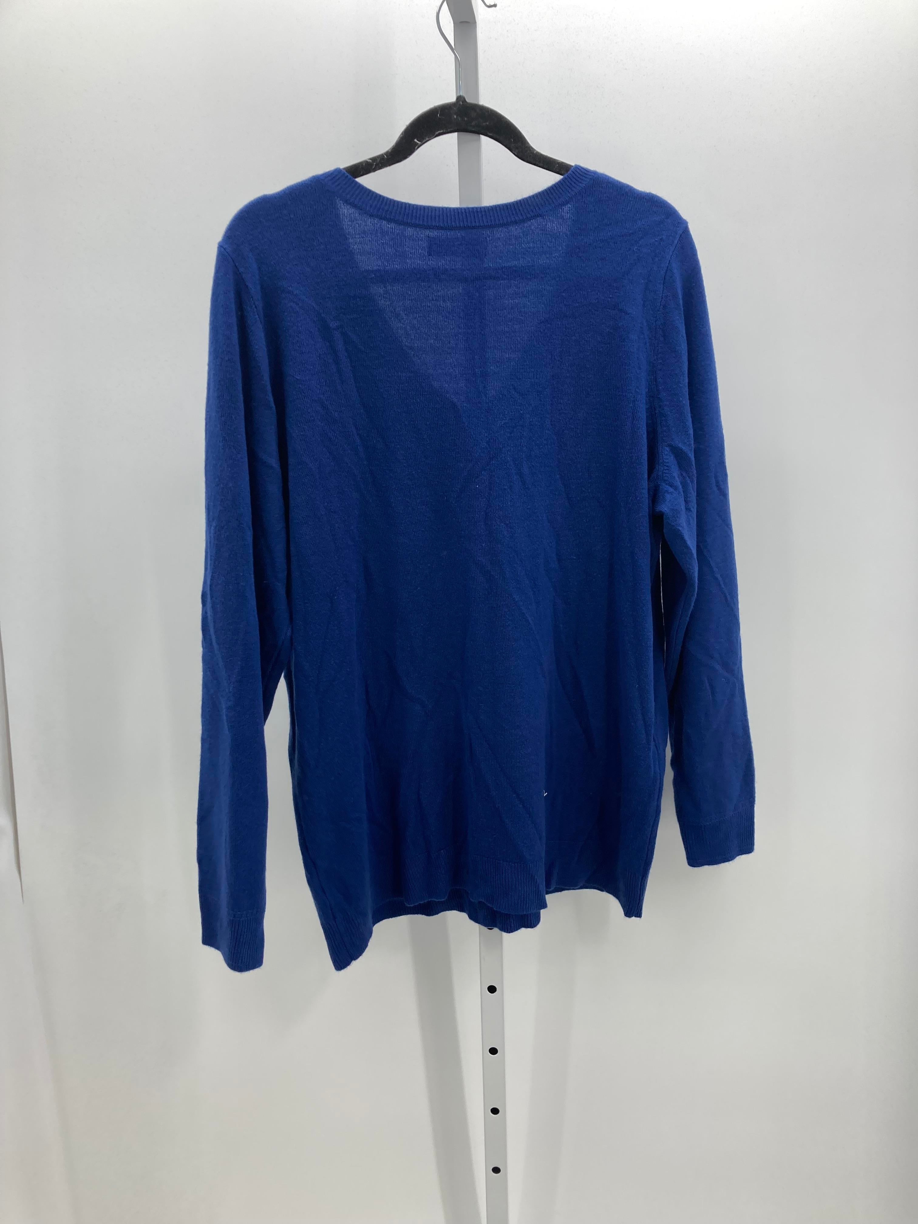 Croft & Barrow Size 1X Womens Long Slv Sweater