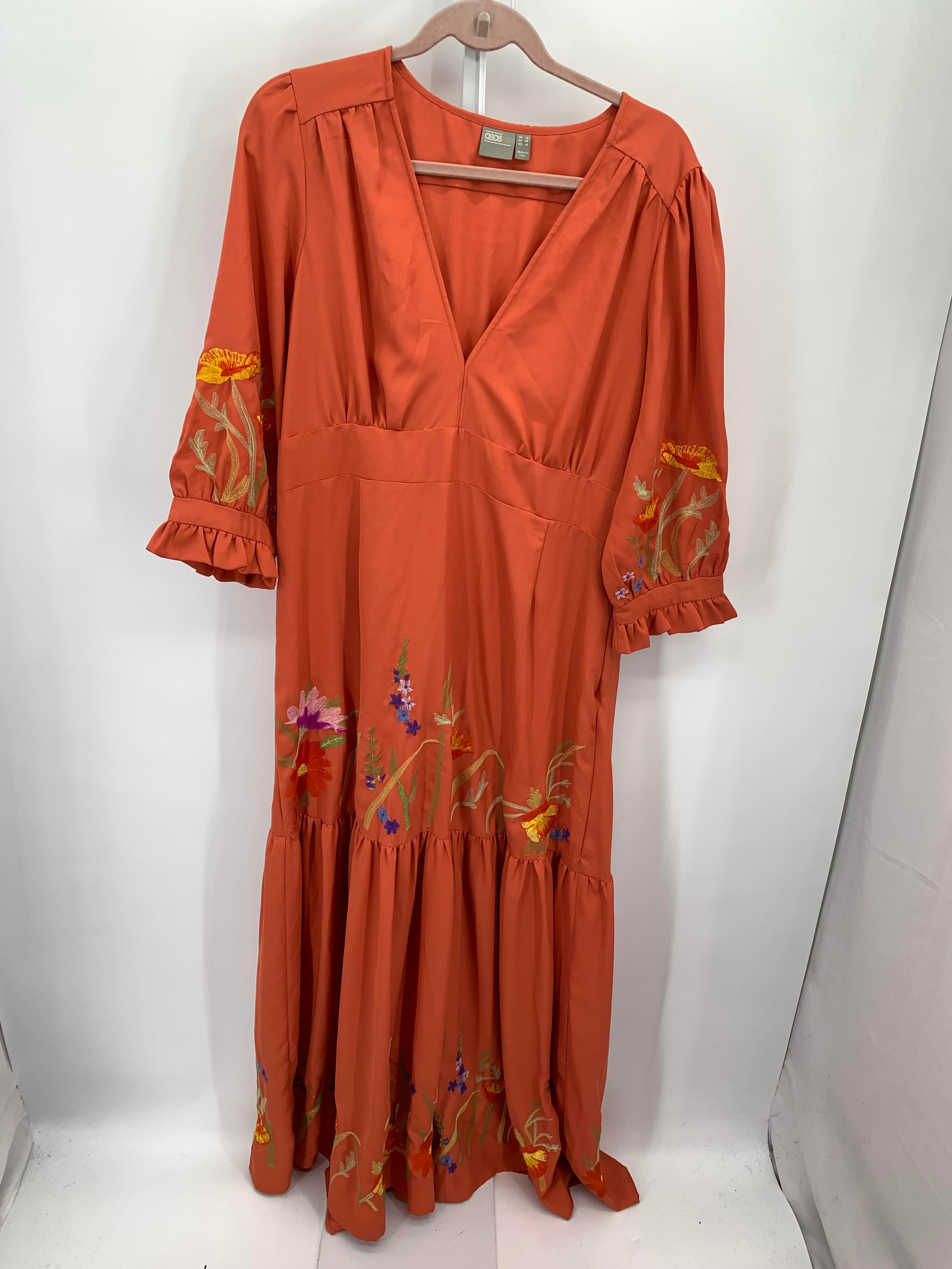 Size 14 Misses Long Sleeve Dress