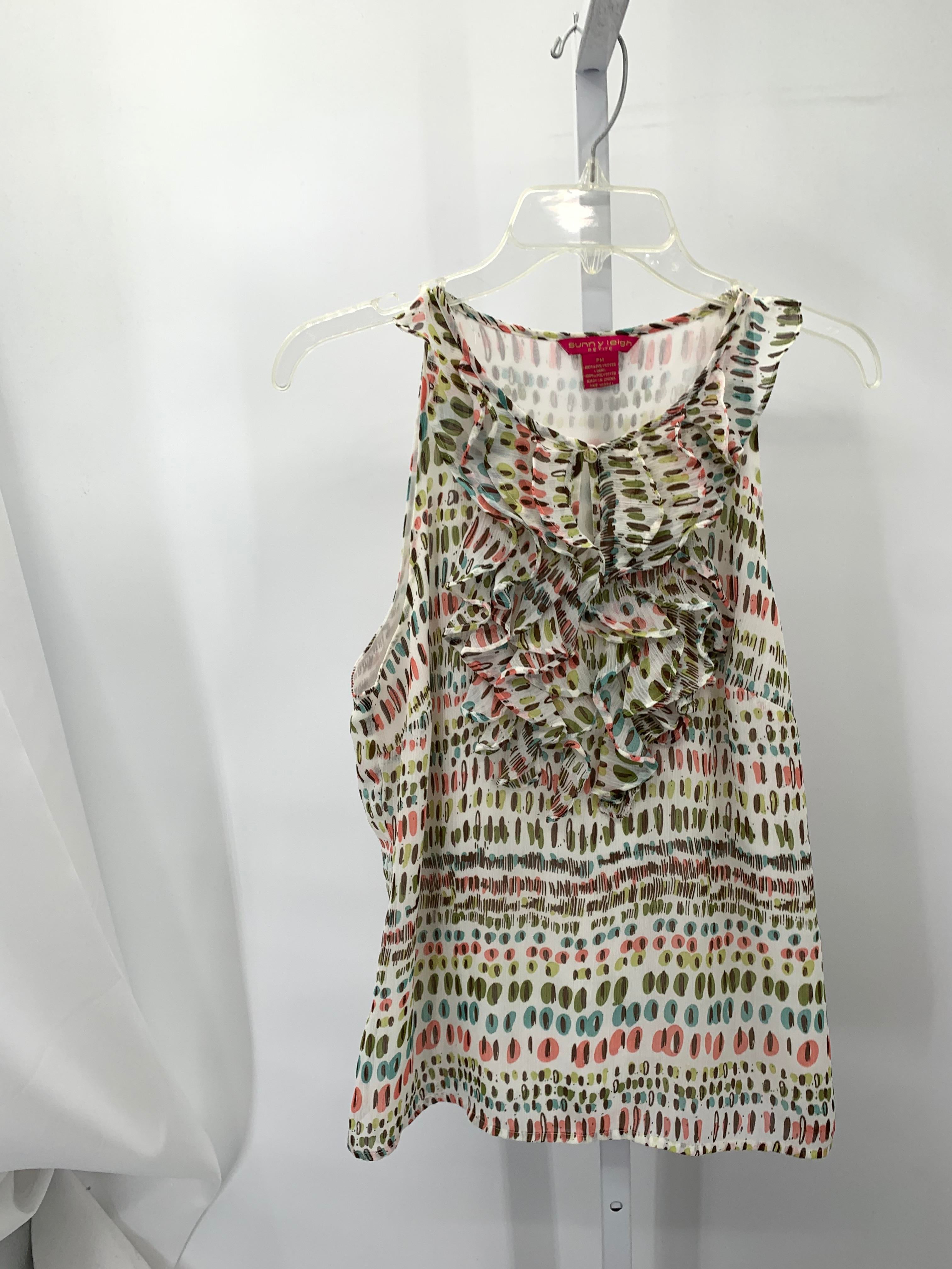 Sunny Leigh Size Medium Petite Petite Sleeveless Shirt
