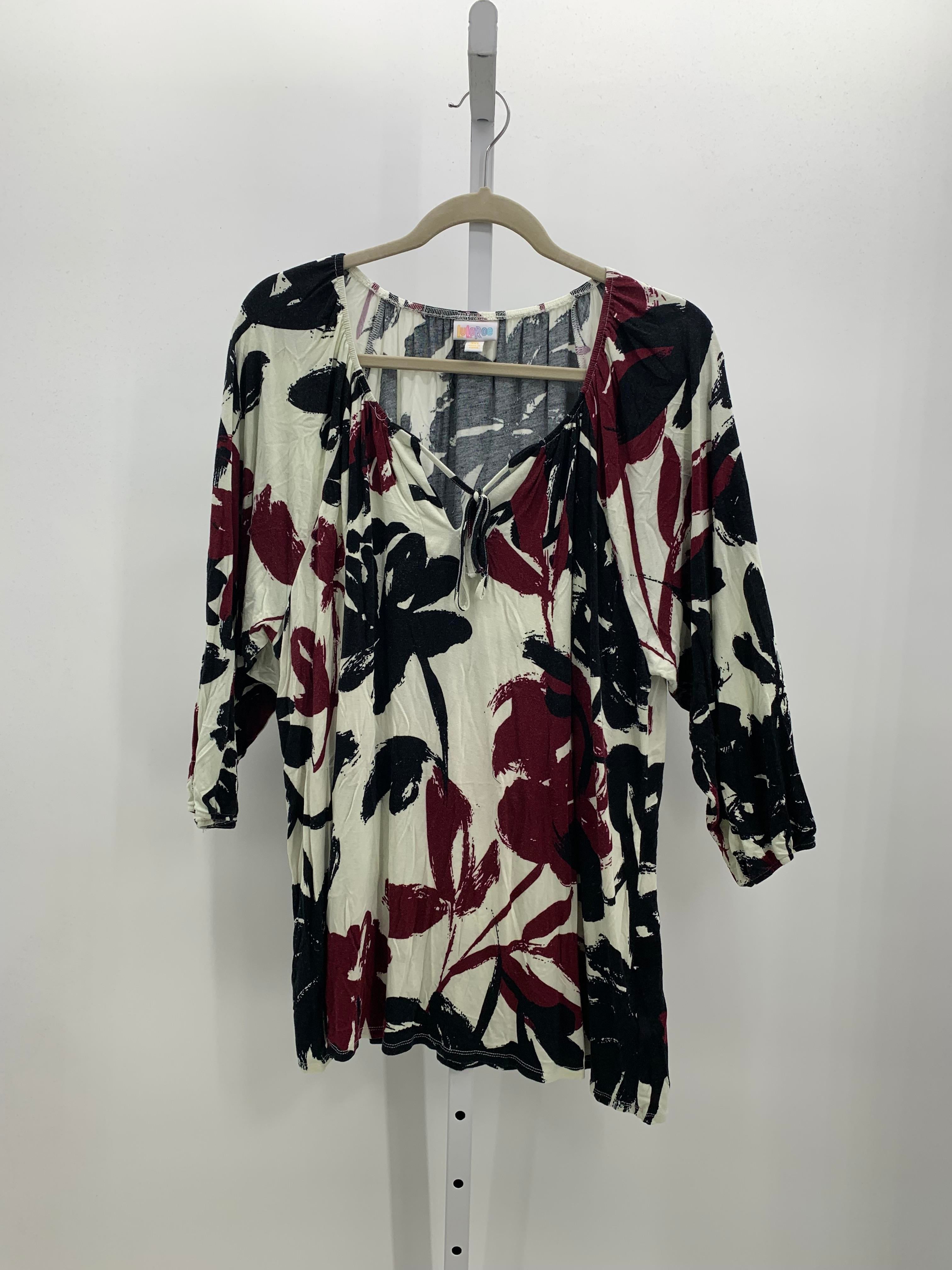 Lularoe Size 3X Womens 3/4 Sleeve Shirt