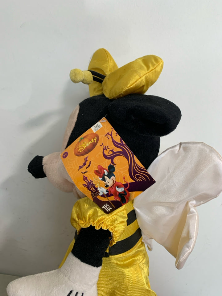MINNIE MOUSE IN BUMBLE BEE COSTUME W/ TAG.