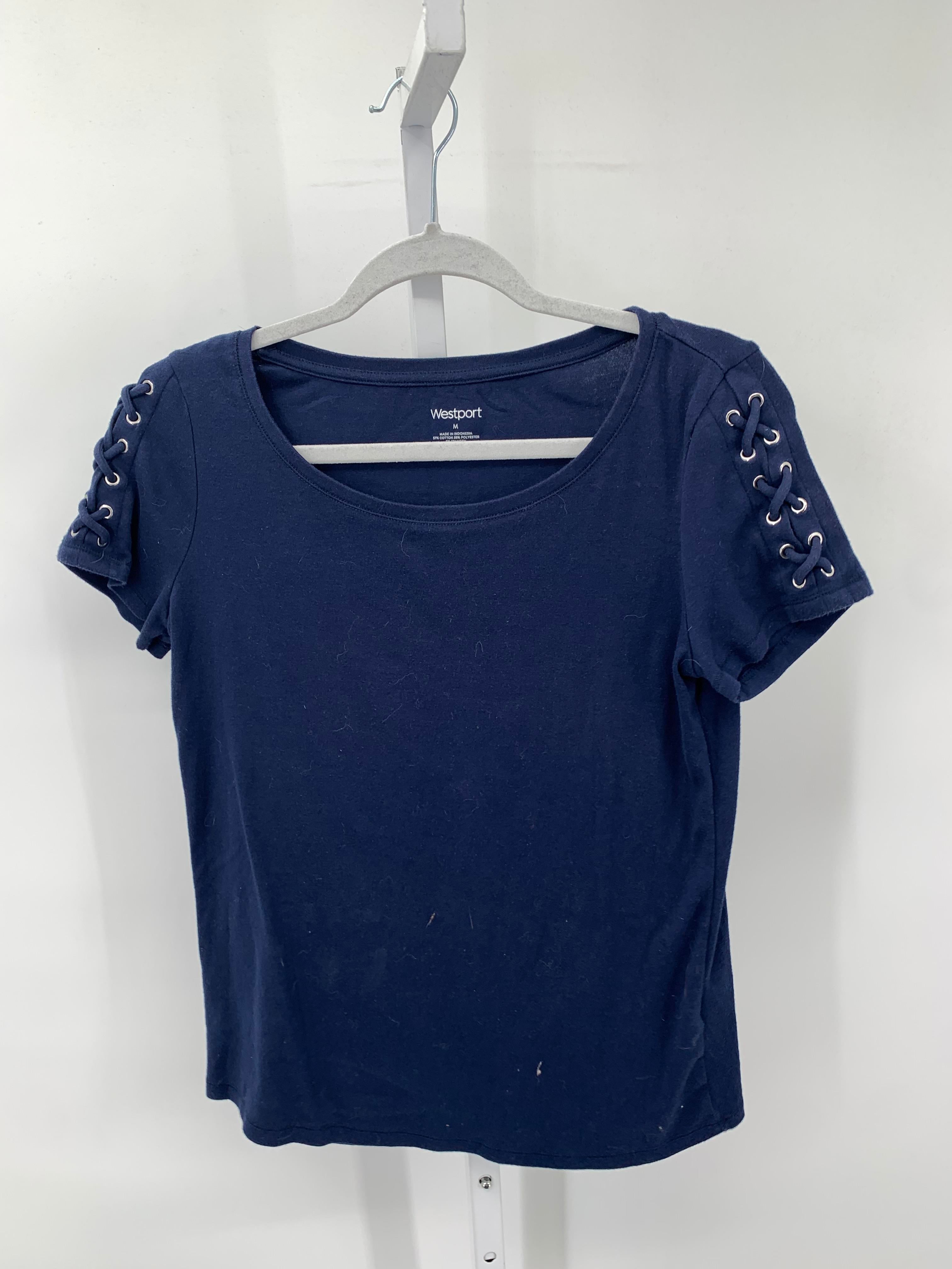 Westport Size Medium Misses Short Sleeve Shirt