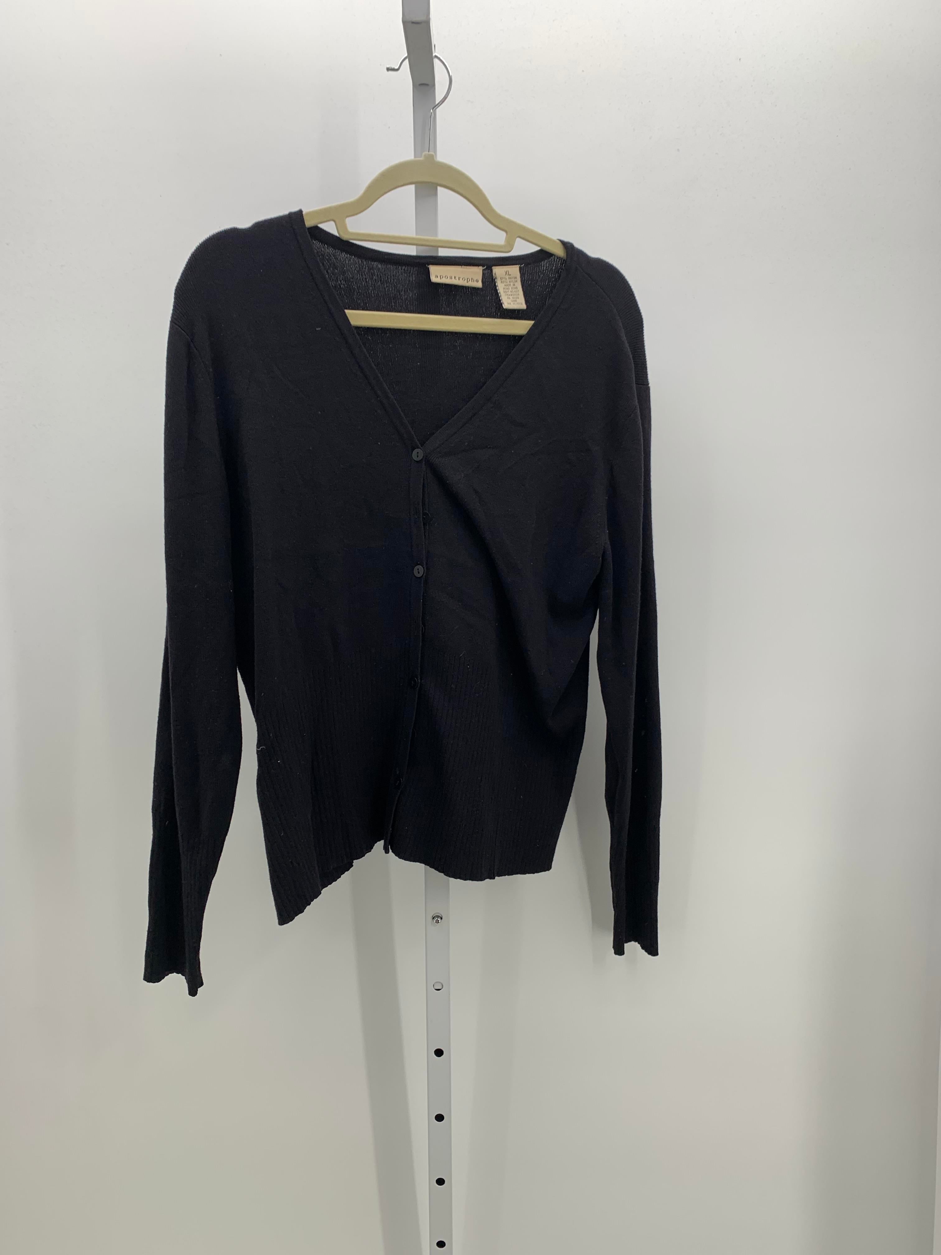 Apostrophe Size Extra Large Misses Long Slv Sweater