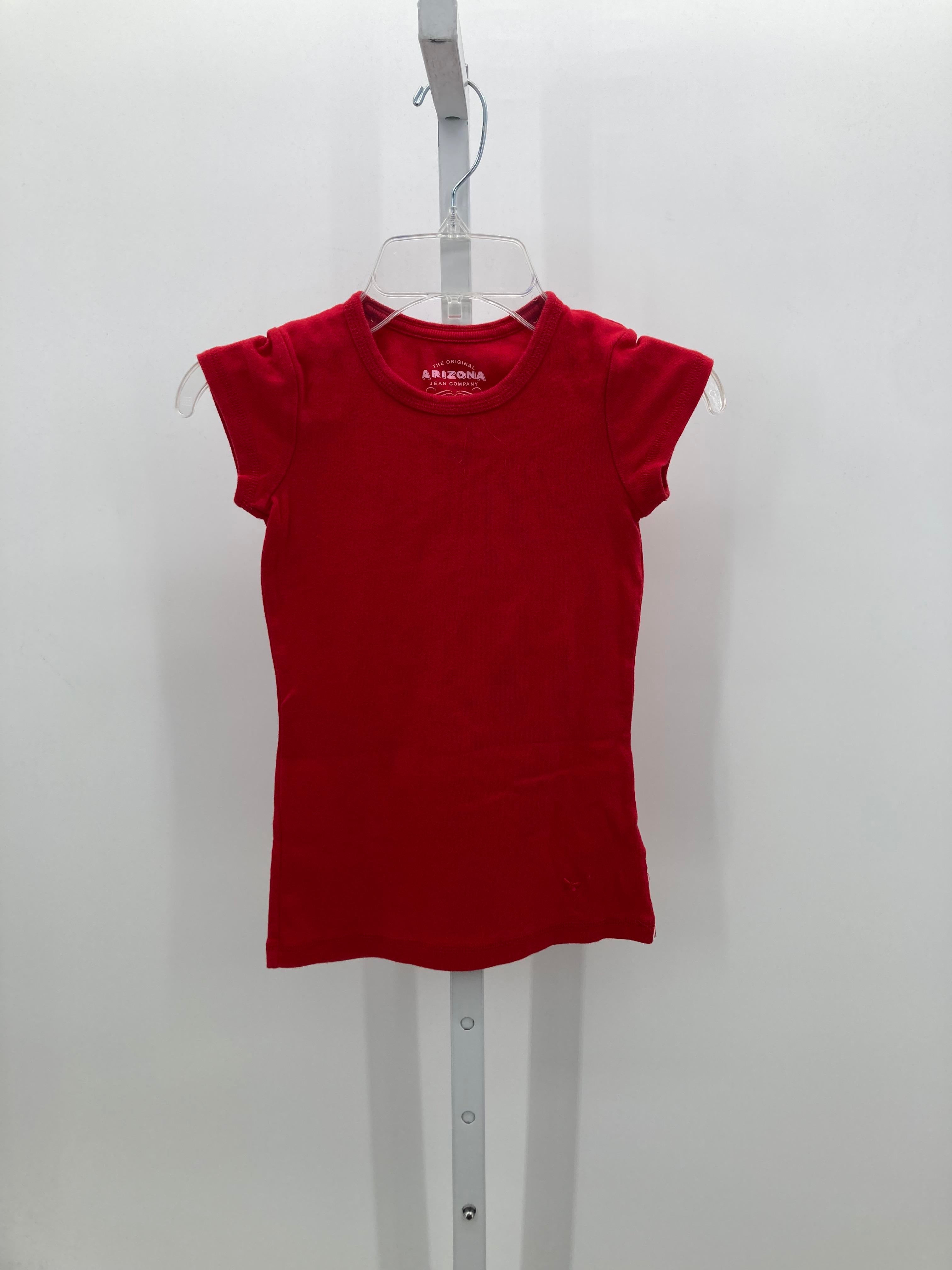Arizona Size 7-8 Girls Short Sleeve Shirt