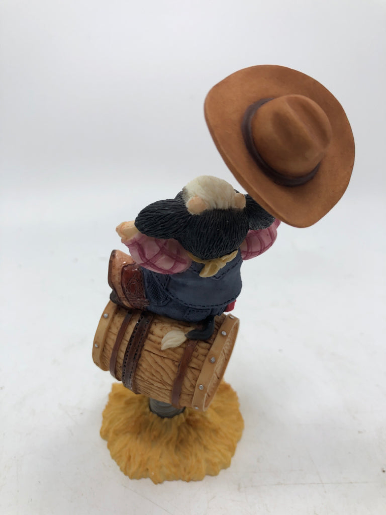 YOURE A BARREL OF FUN" MARY MOOMOOS FIGURINE.