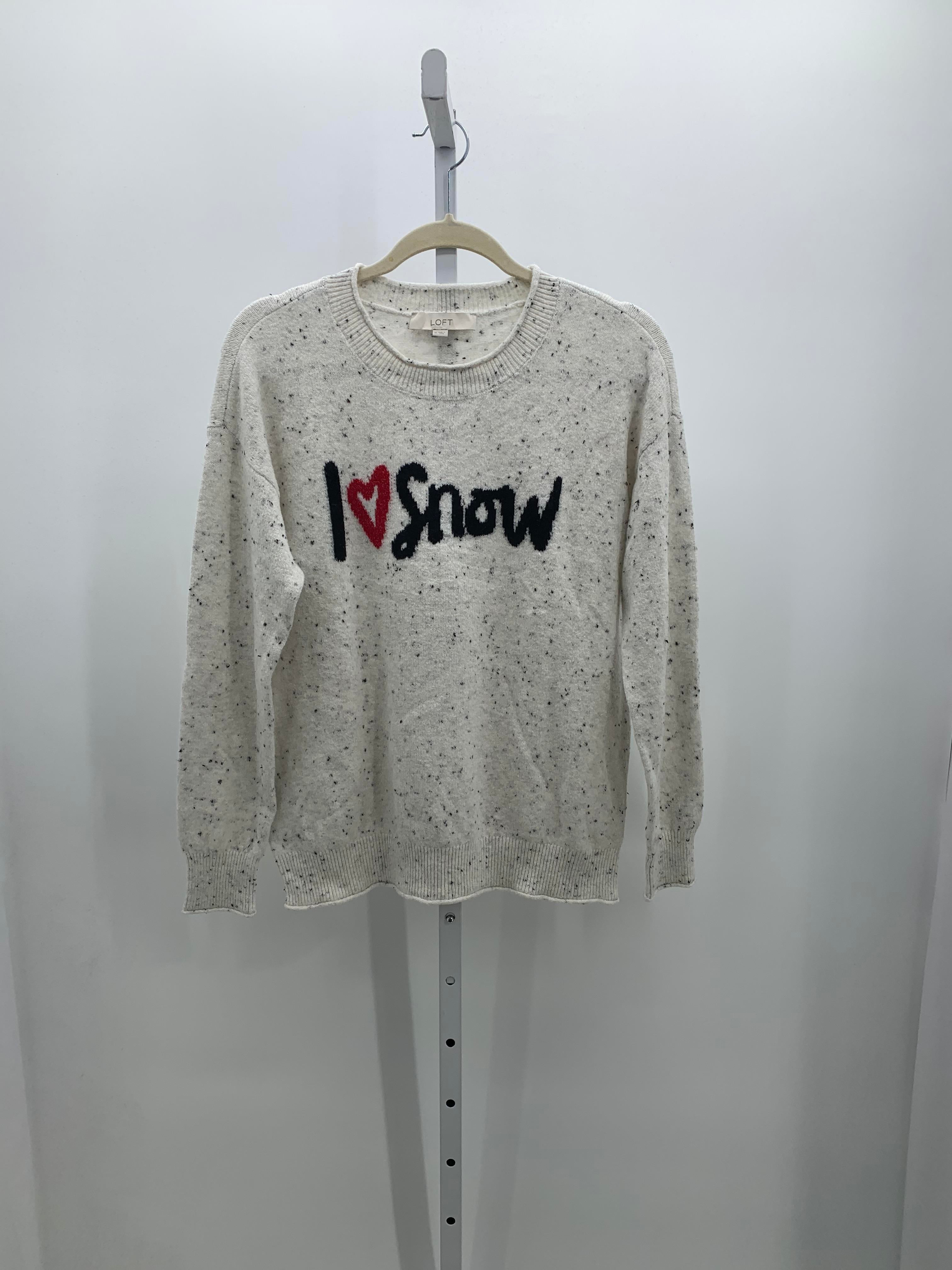 Loft Size Medium Misses Long Slv Sweater