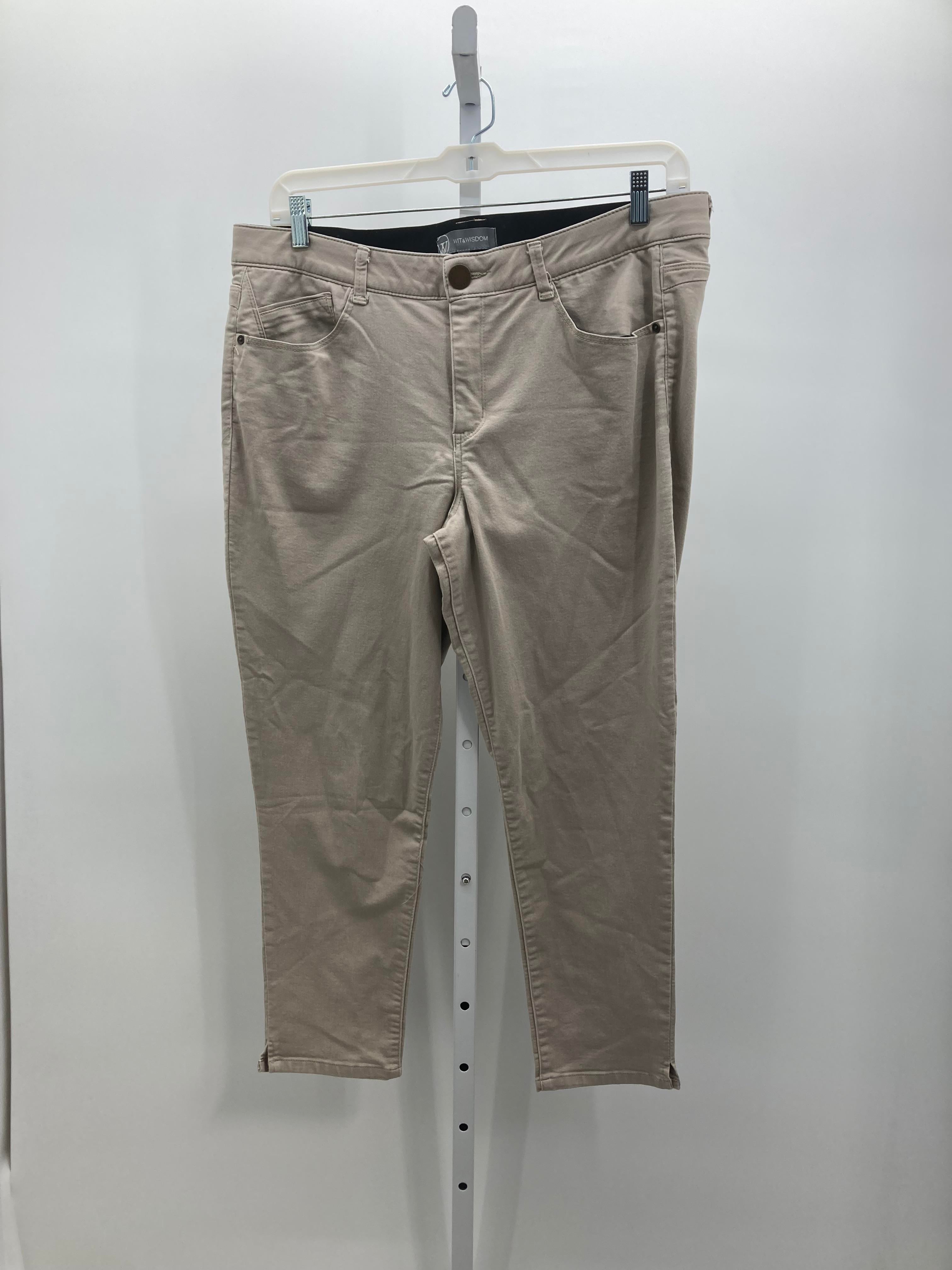 Size 18 Misses Cropped Pants