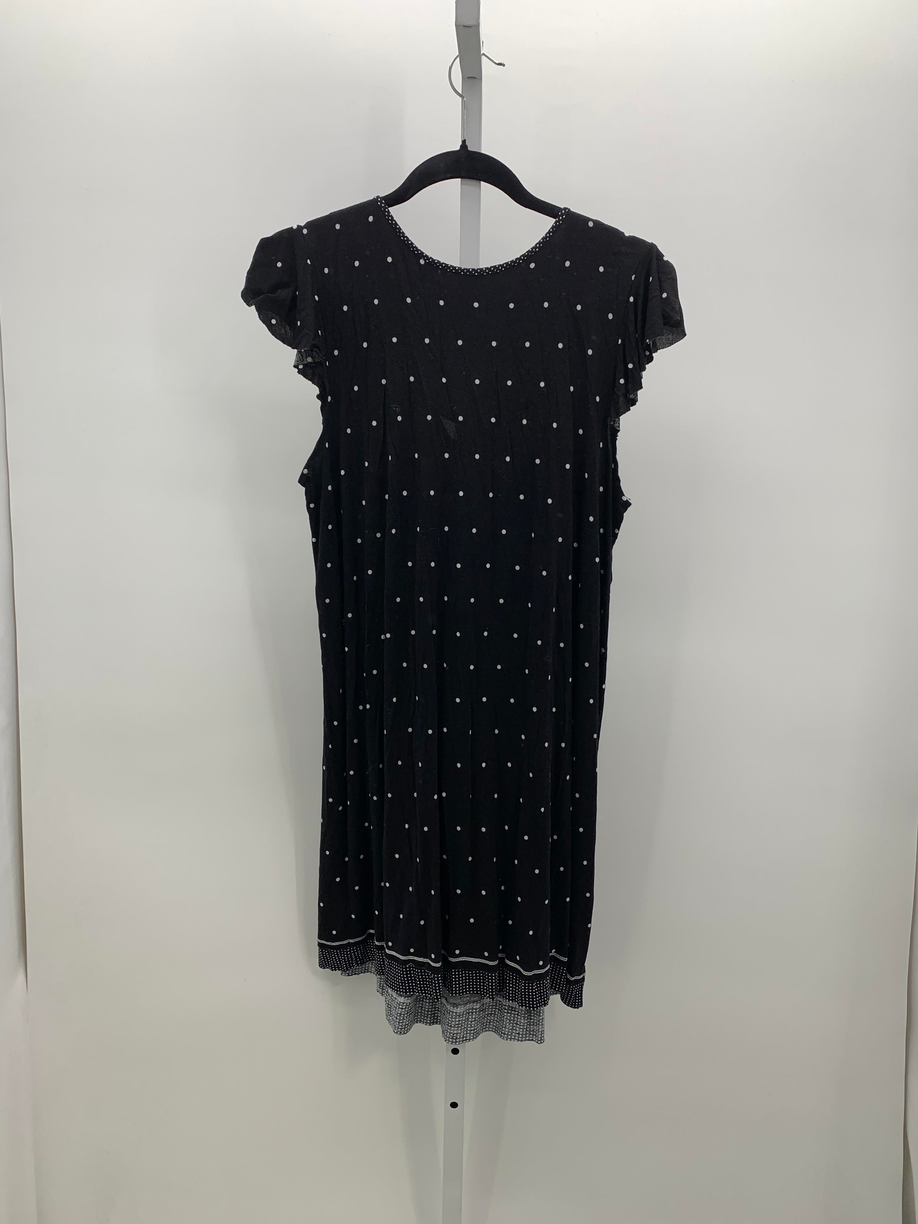Ellen Tracy Size Large Misses Short Sleeve Dress