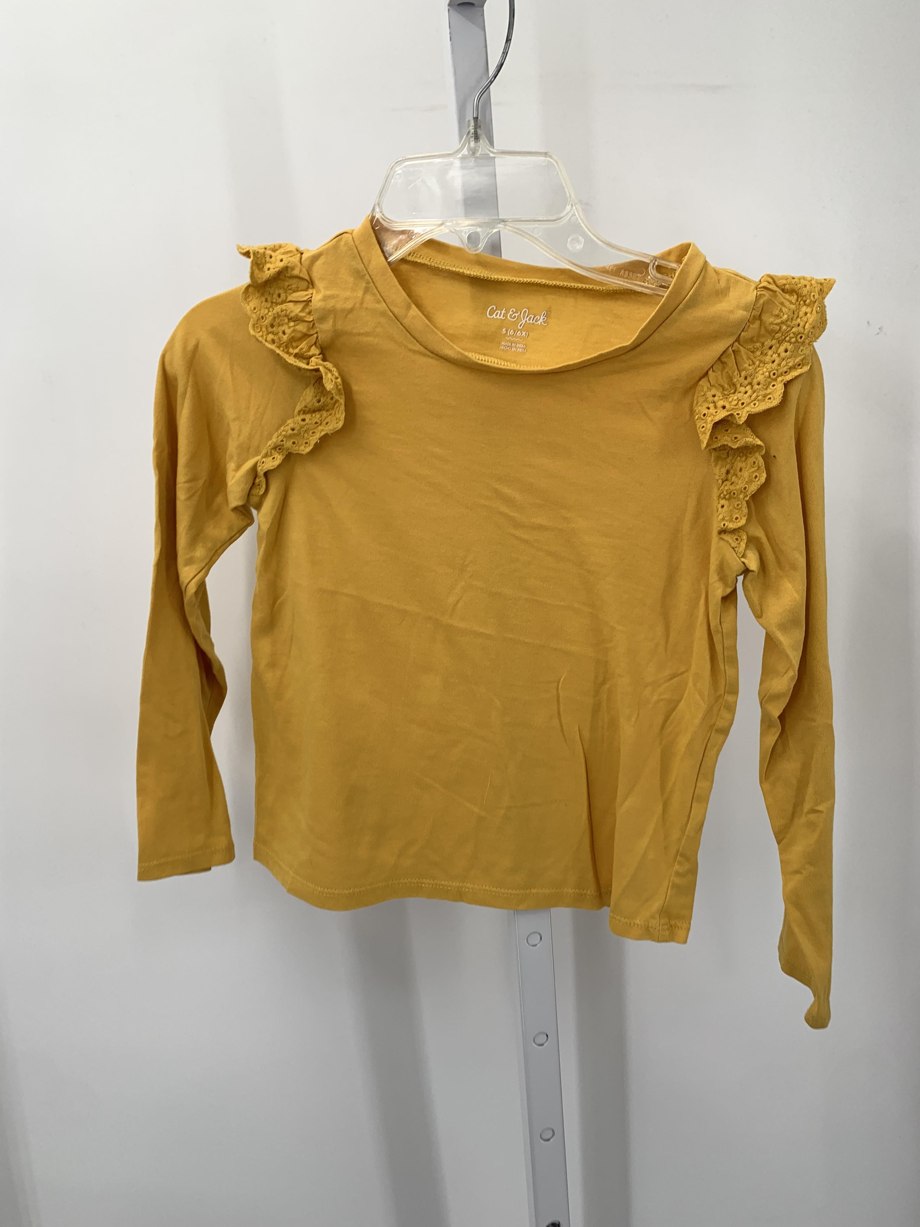 Cat & Jack Size 6/6X Girls Long Sleeve Shirt