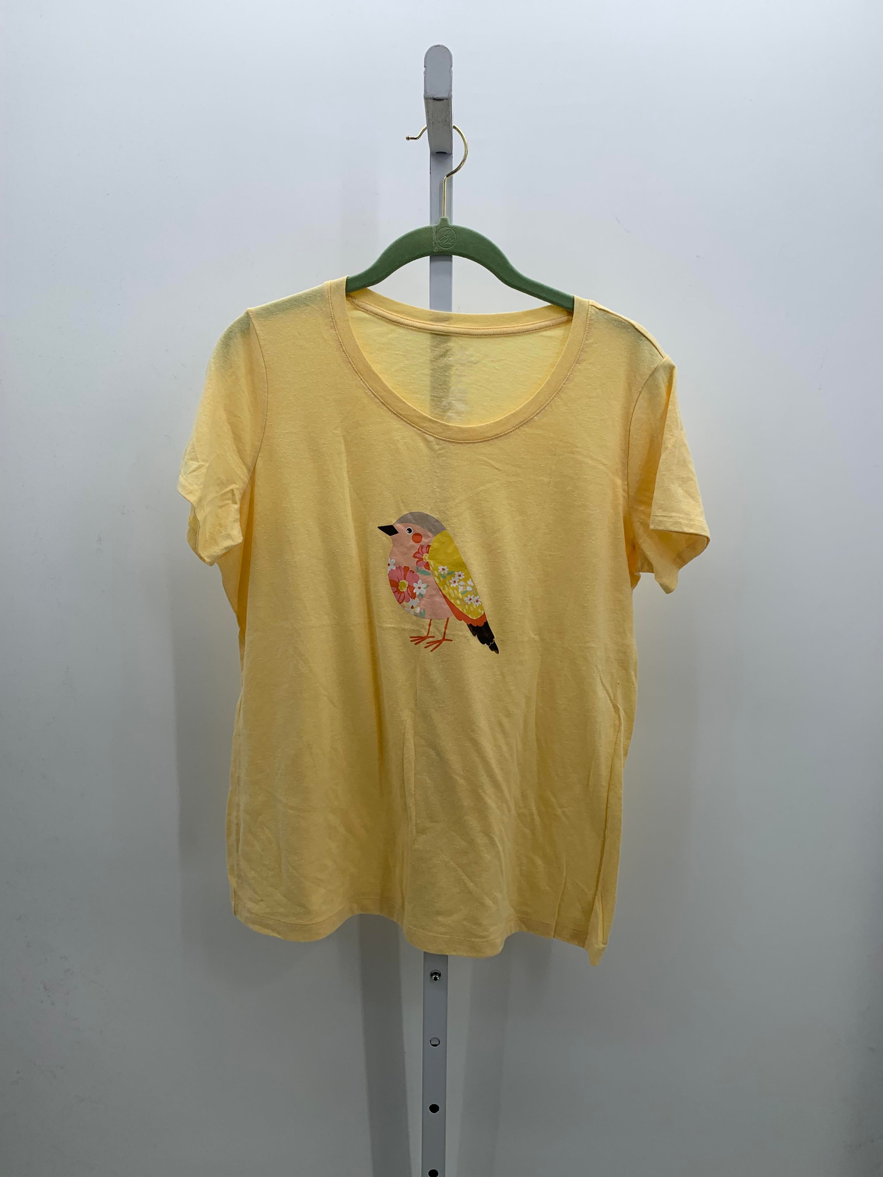 St. Johns Bay Size Large Petite Petite Short Sleeve Shirt