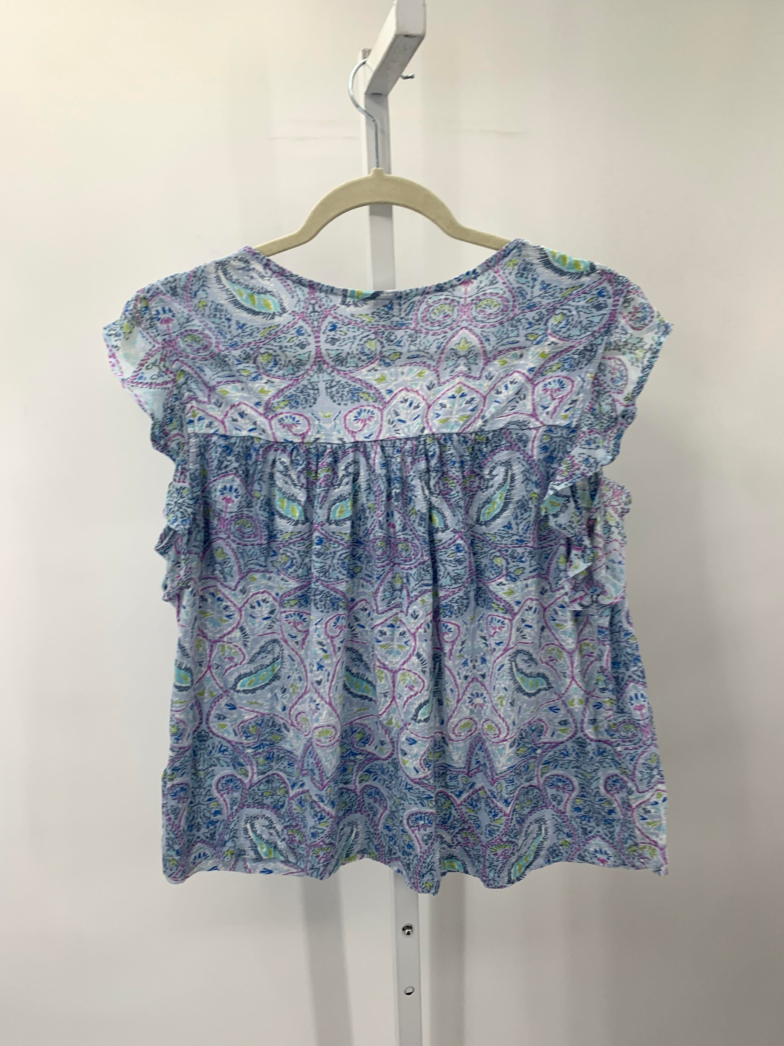 Lucky Brand Size Extra Large Misses Short Sleeve Shirt