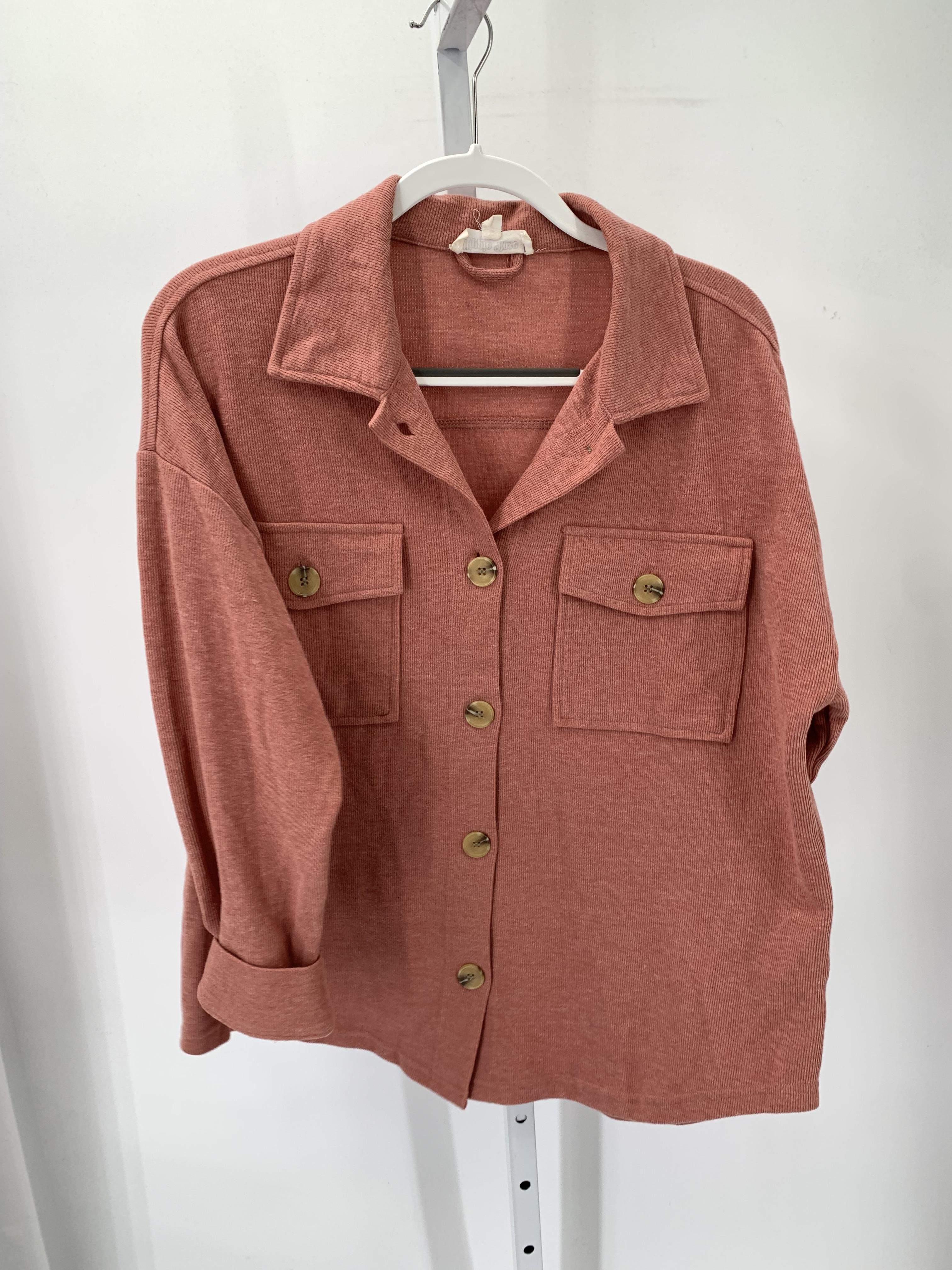 Hippie Rose Size Small Misses Long Sleeve Shirt