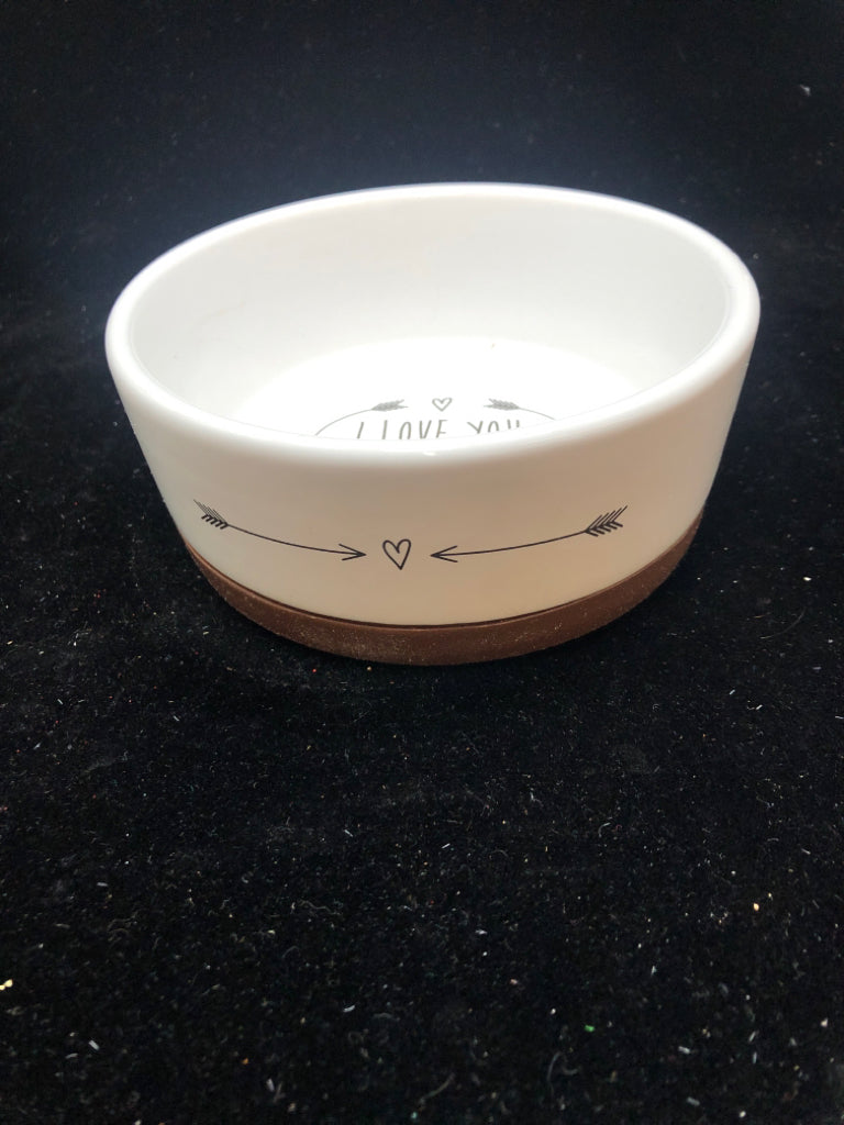 I LOVE YOU MORE PET BOWL.