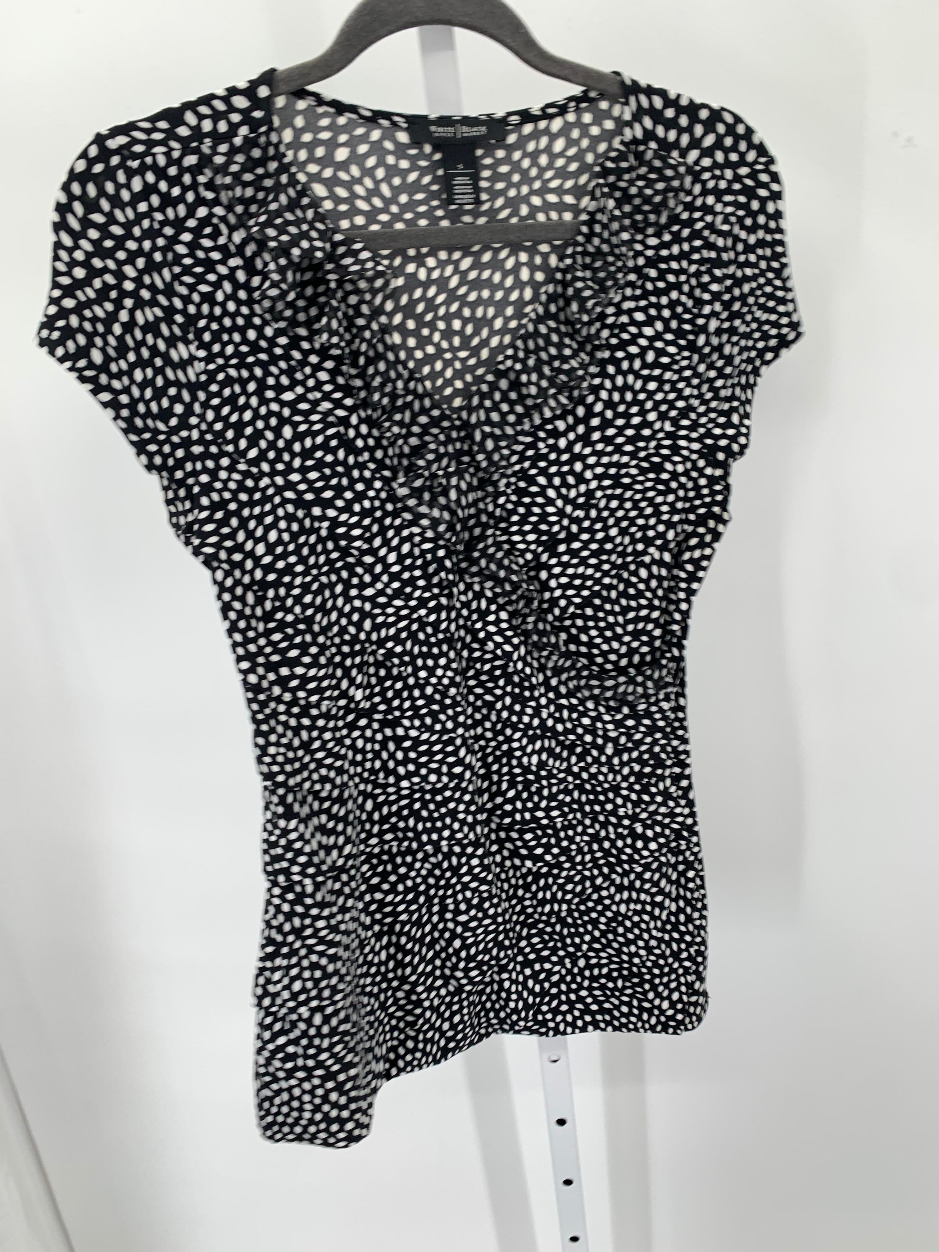 White House Black Size Small Misses Short Sleeve Shirt
