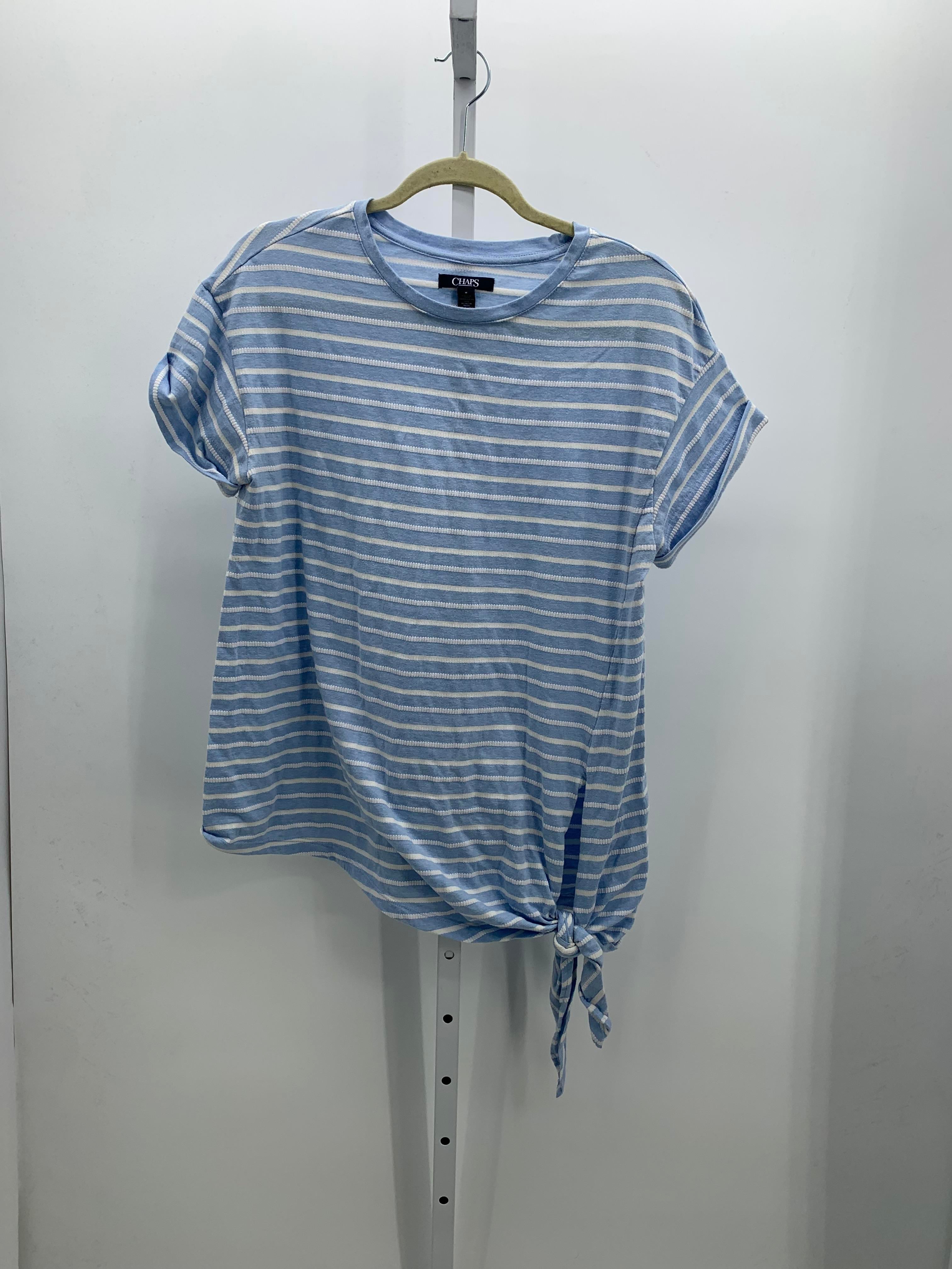 Chaps Size Medium Misses Short Sleeve Shirt