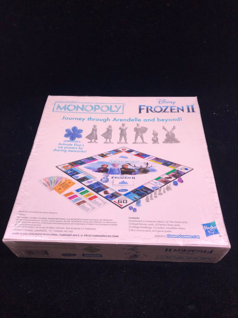 NIB FROZEN 2 MONOPOLY SET.