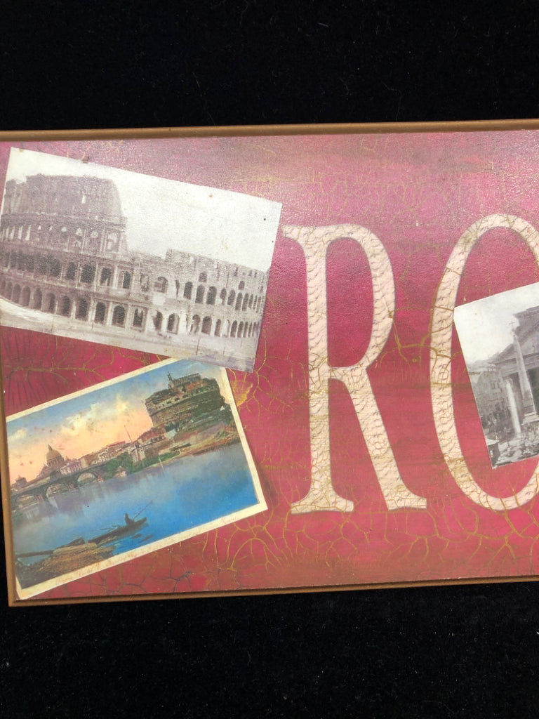 WOOD ROME WALL HANGING.