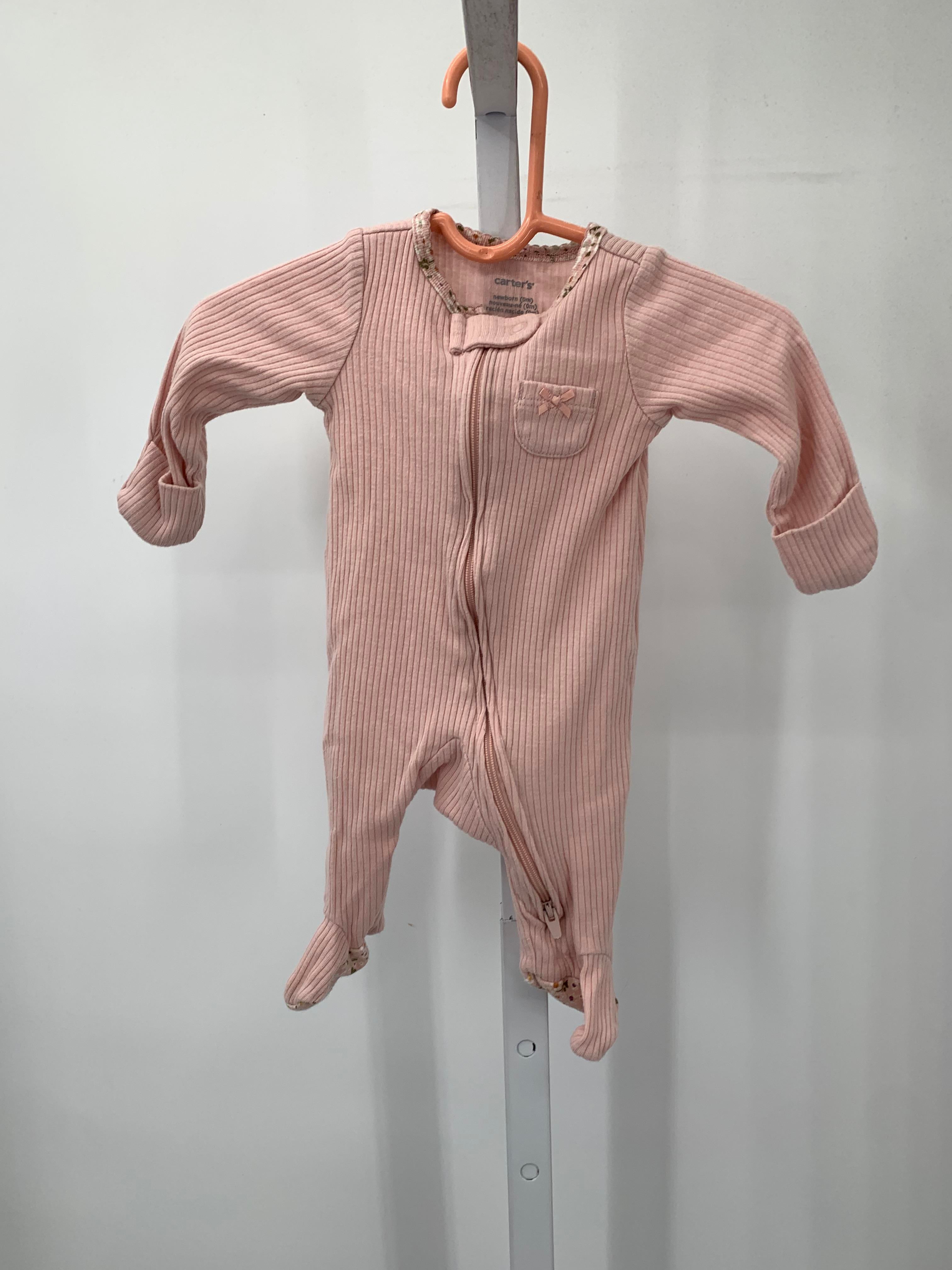 Carters Size Newborn Girls Long Slv. Romper
