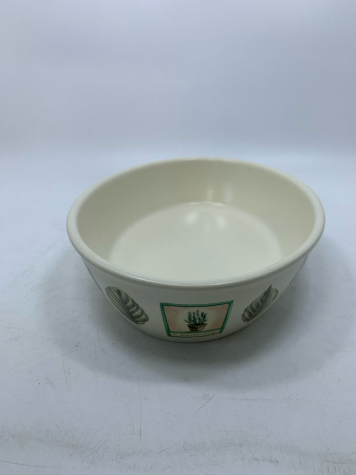 GARDEN PATTERN OVAL BAKING DISH NATUREWOOD.