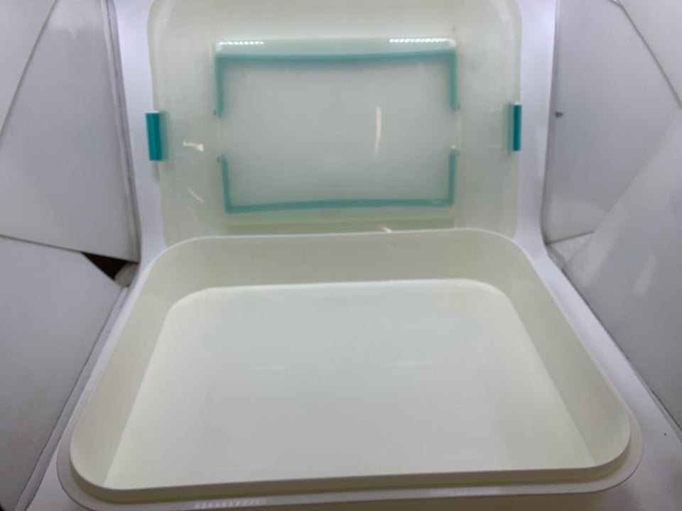 VTG TUPPERWARE CAKE CONTAINER.
