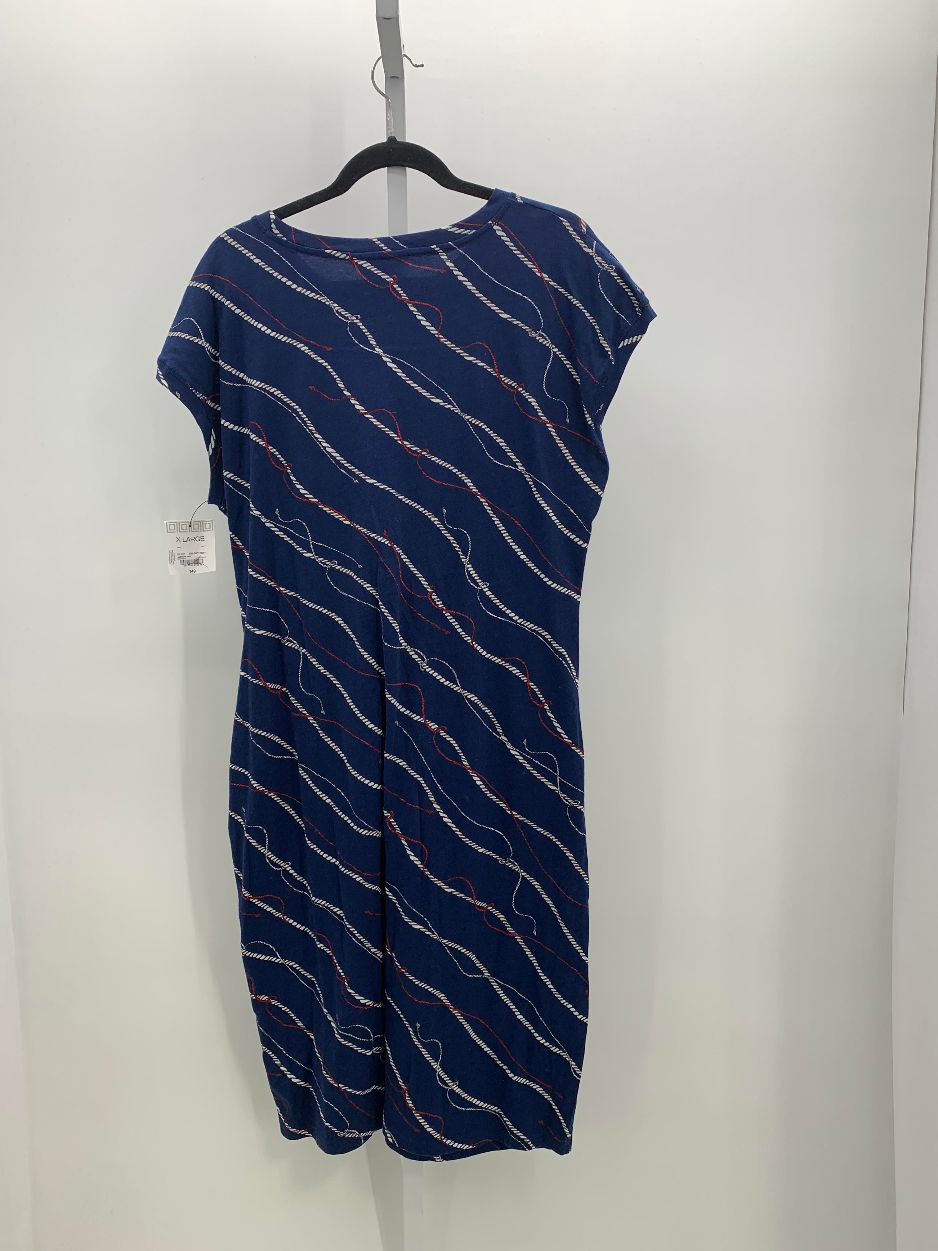 Liz Claiborne Size Extra Large Misses Short Sleeve Dress