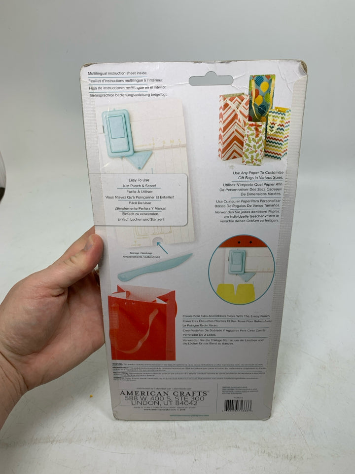 NIP GIFT BAG PUNCH BOARD.