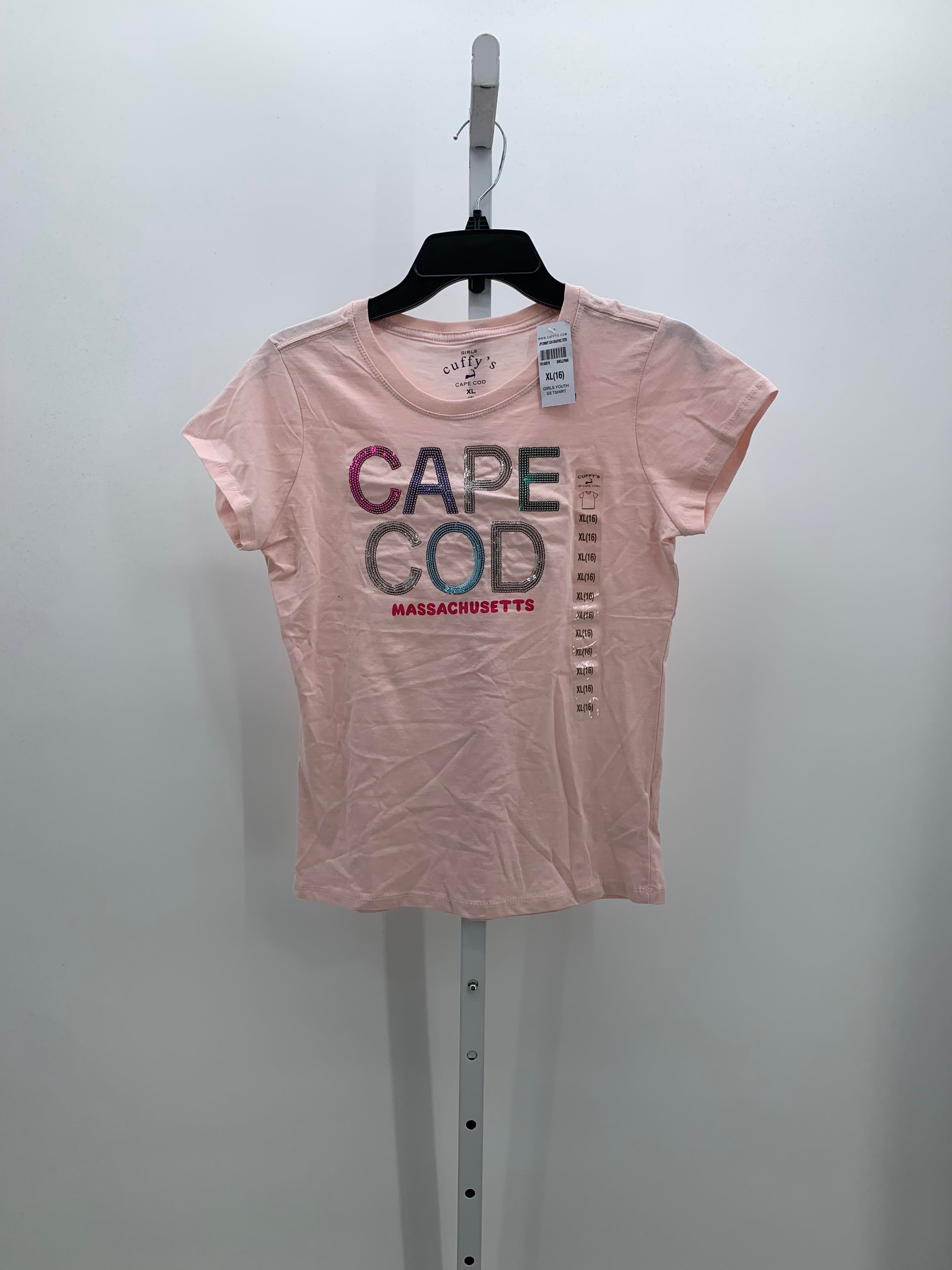 Cuffys Size 16 Girls Short Sleeve Shirt
