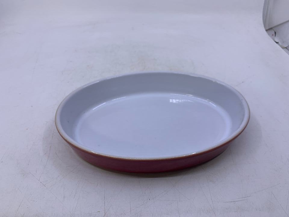 OVAL SMALL CASSEROLE DISH.