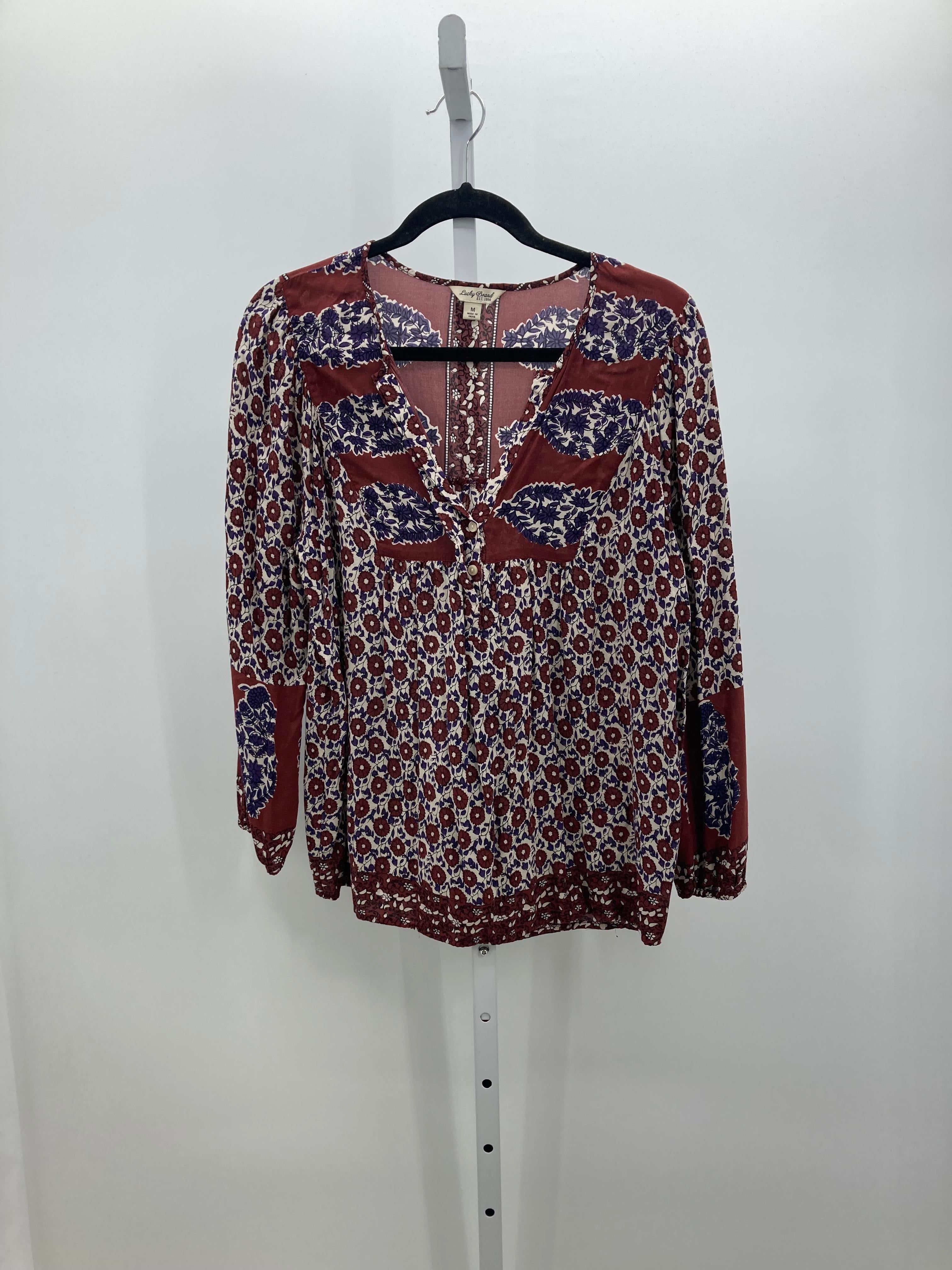Lucky Size Medium Misses 3/4 Sleeve Shirt