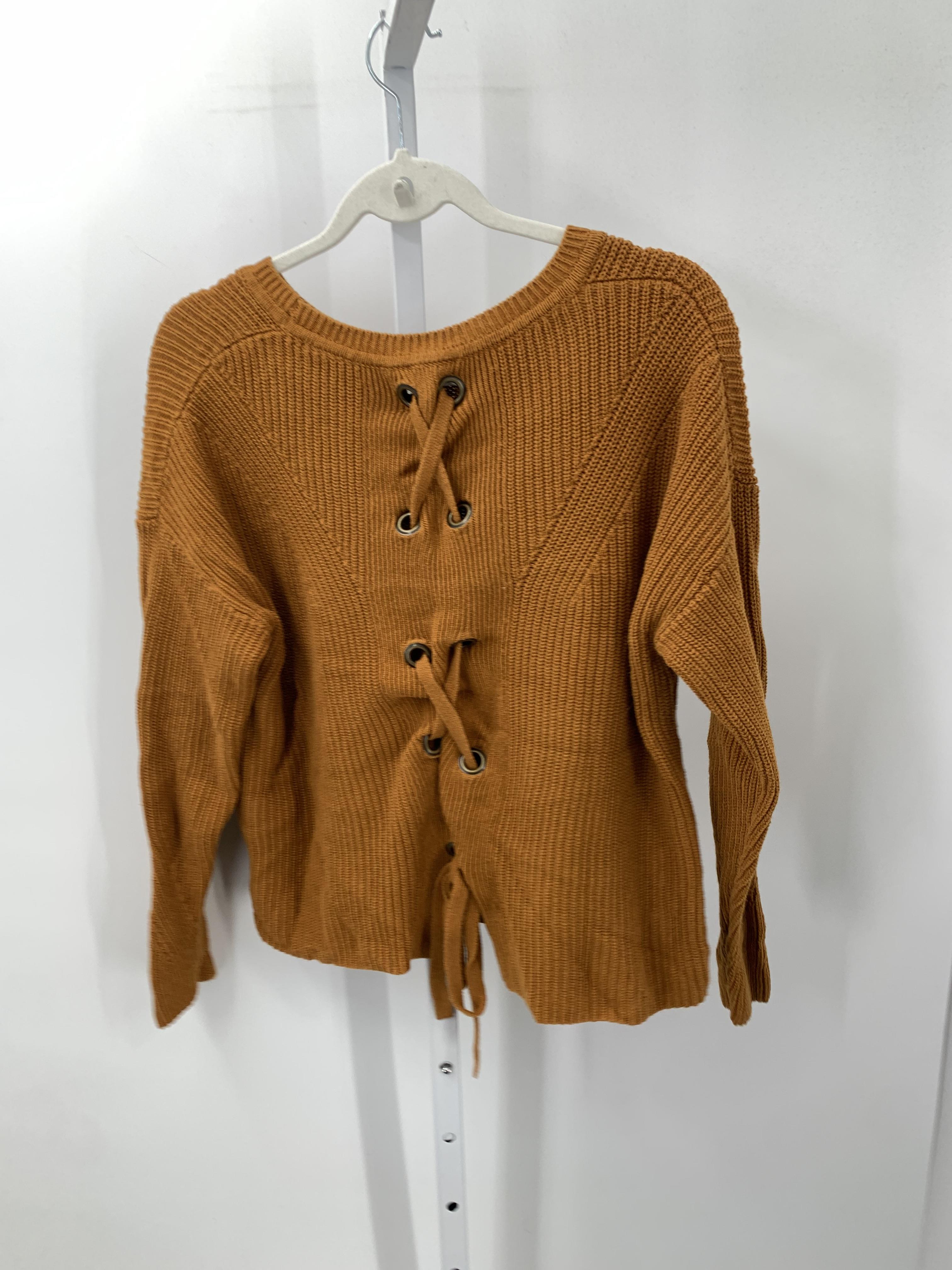 Lucky Brand Size Large Misses Long Slv Sweater
