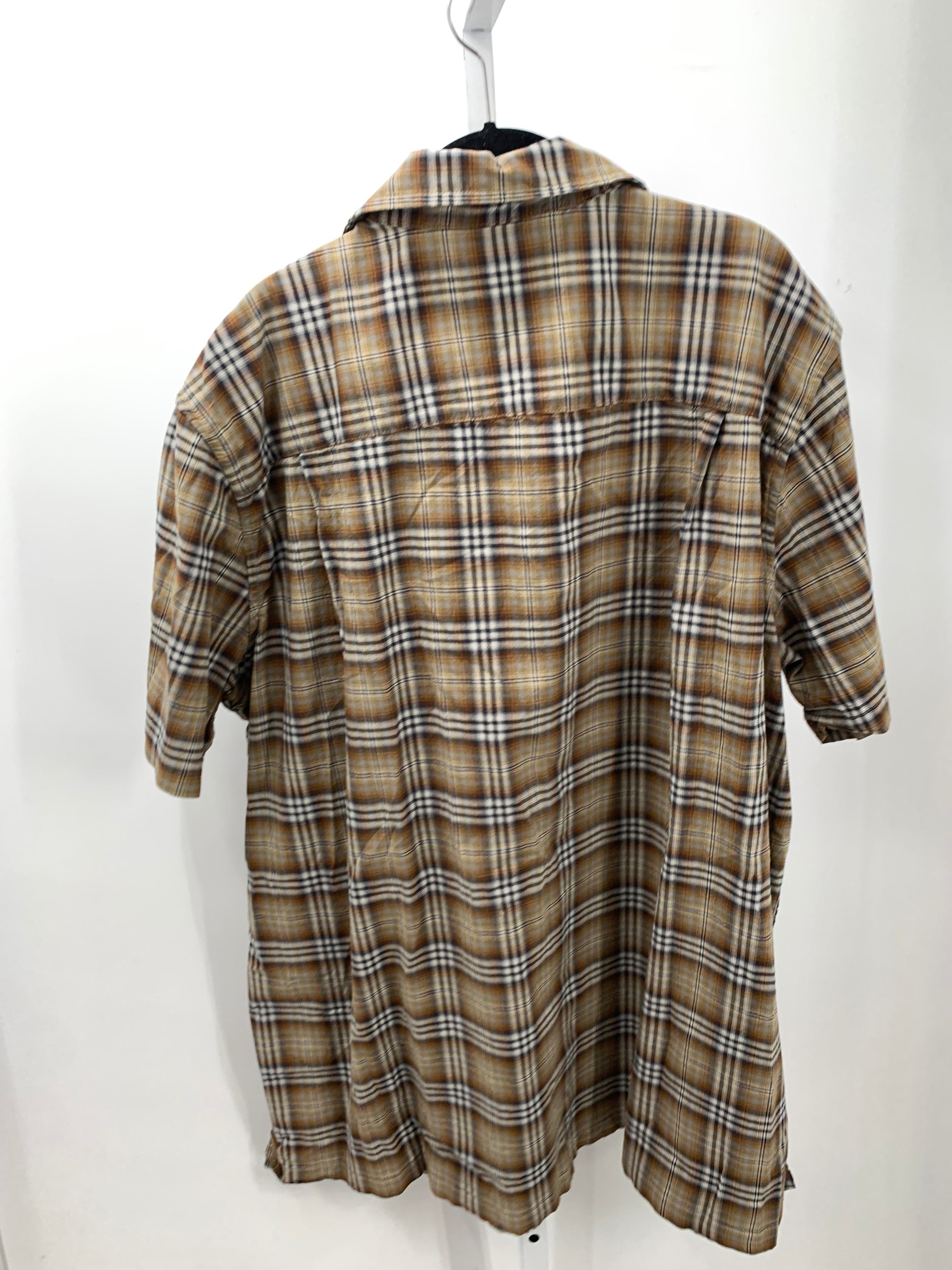 TALL PLAID BTN DOWN.