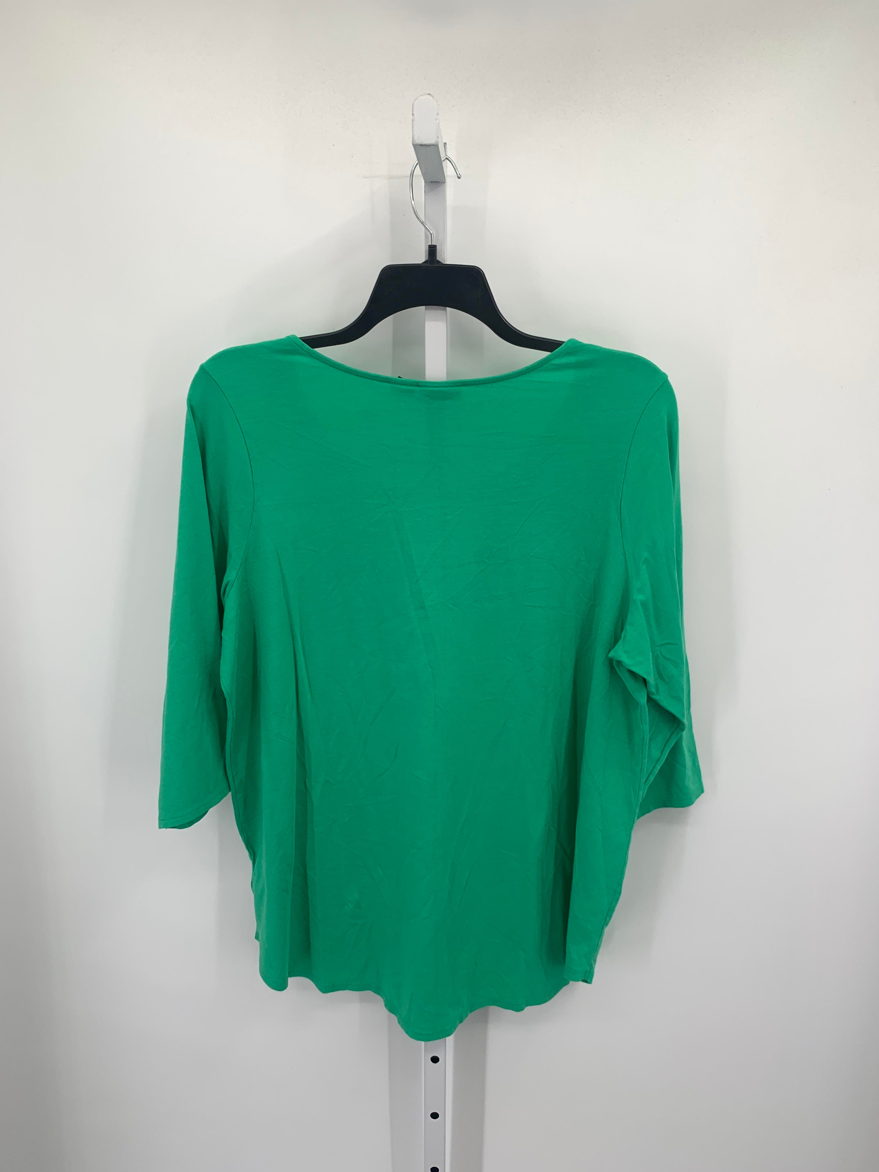 Tahari Size 2X Womens 3/4 Sleeve Shirt