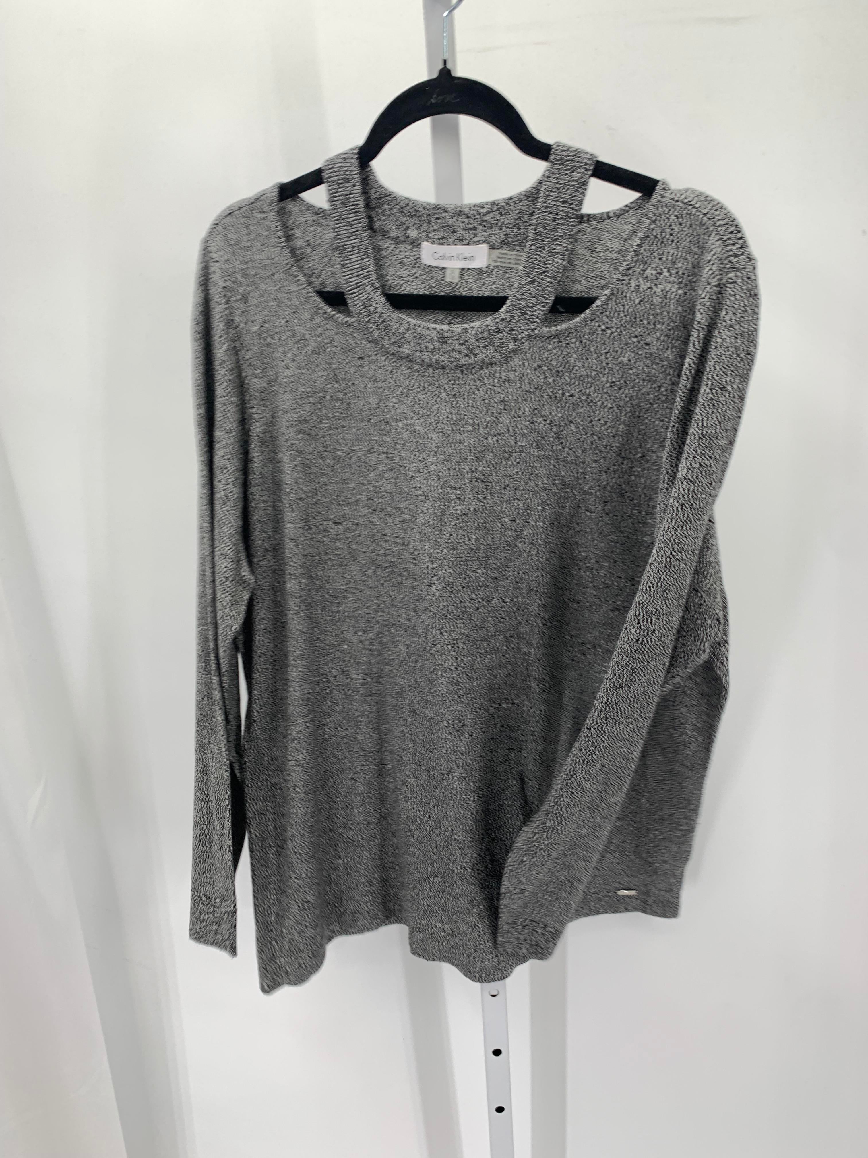 Calvin Klein Size Extra Large Misses Long Slv Sweater