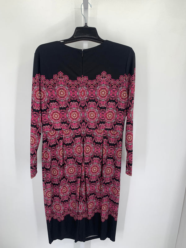 Liz Claiborne Size 16 Misses Long Sleeve Dress