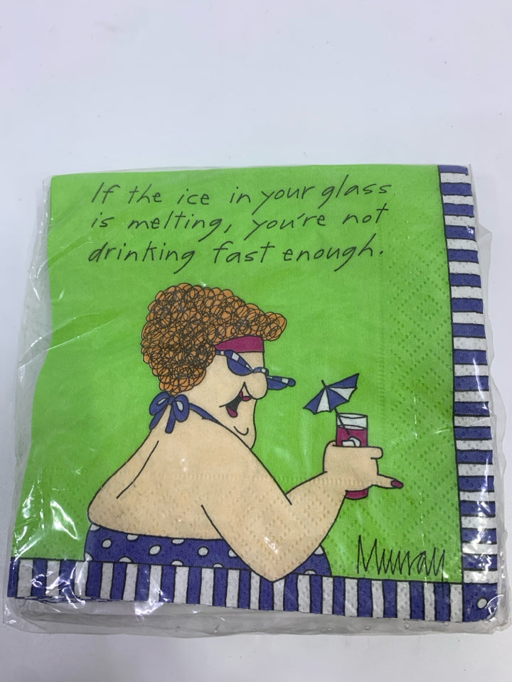 NIP BEVERAGE NAPKINS.