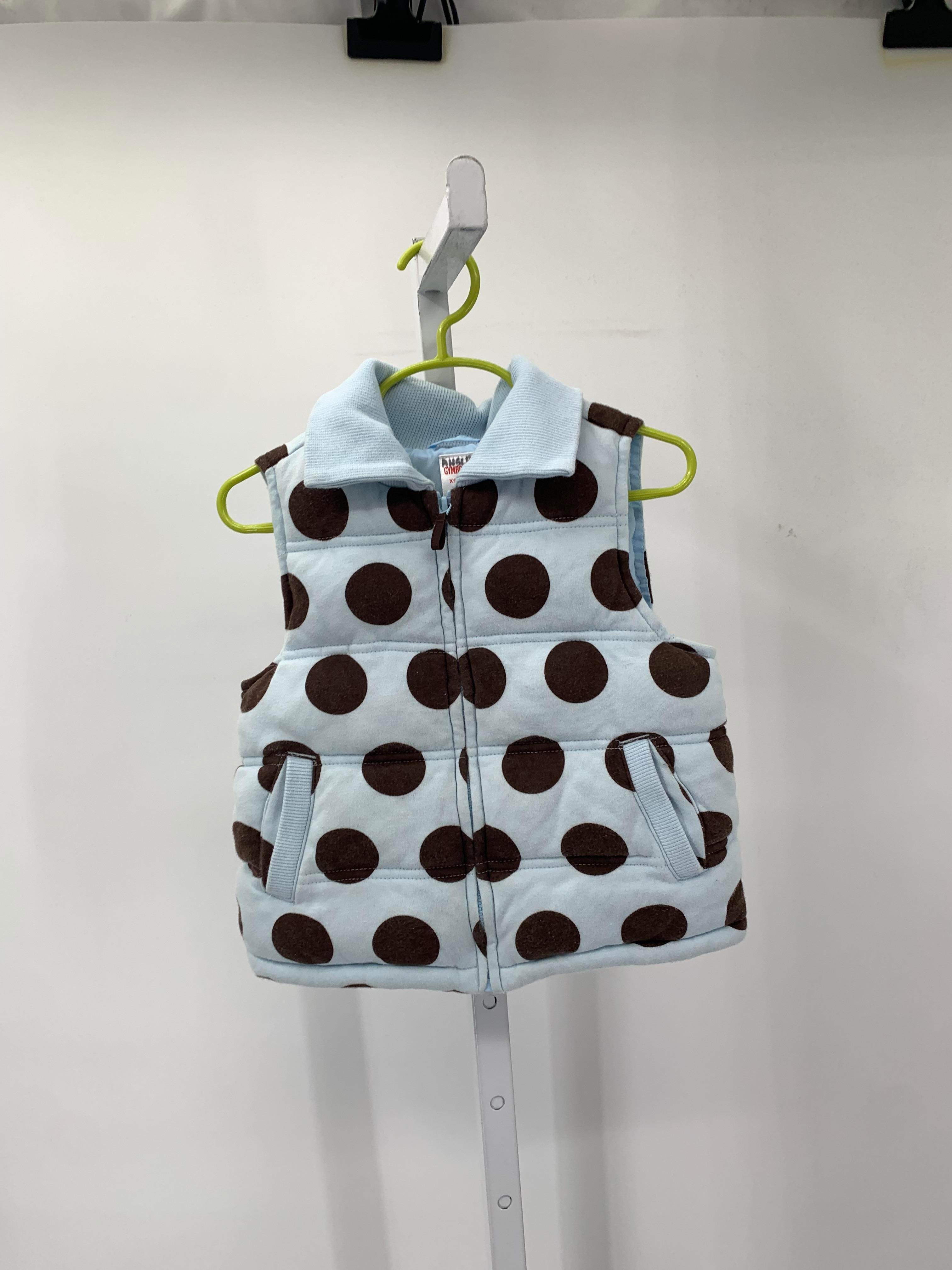BROWN POLKA DOTS ZIP