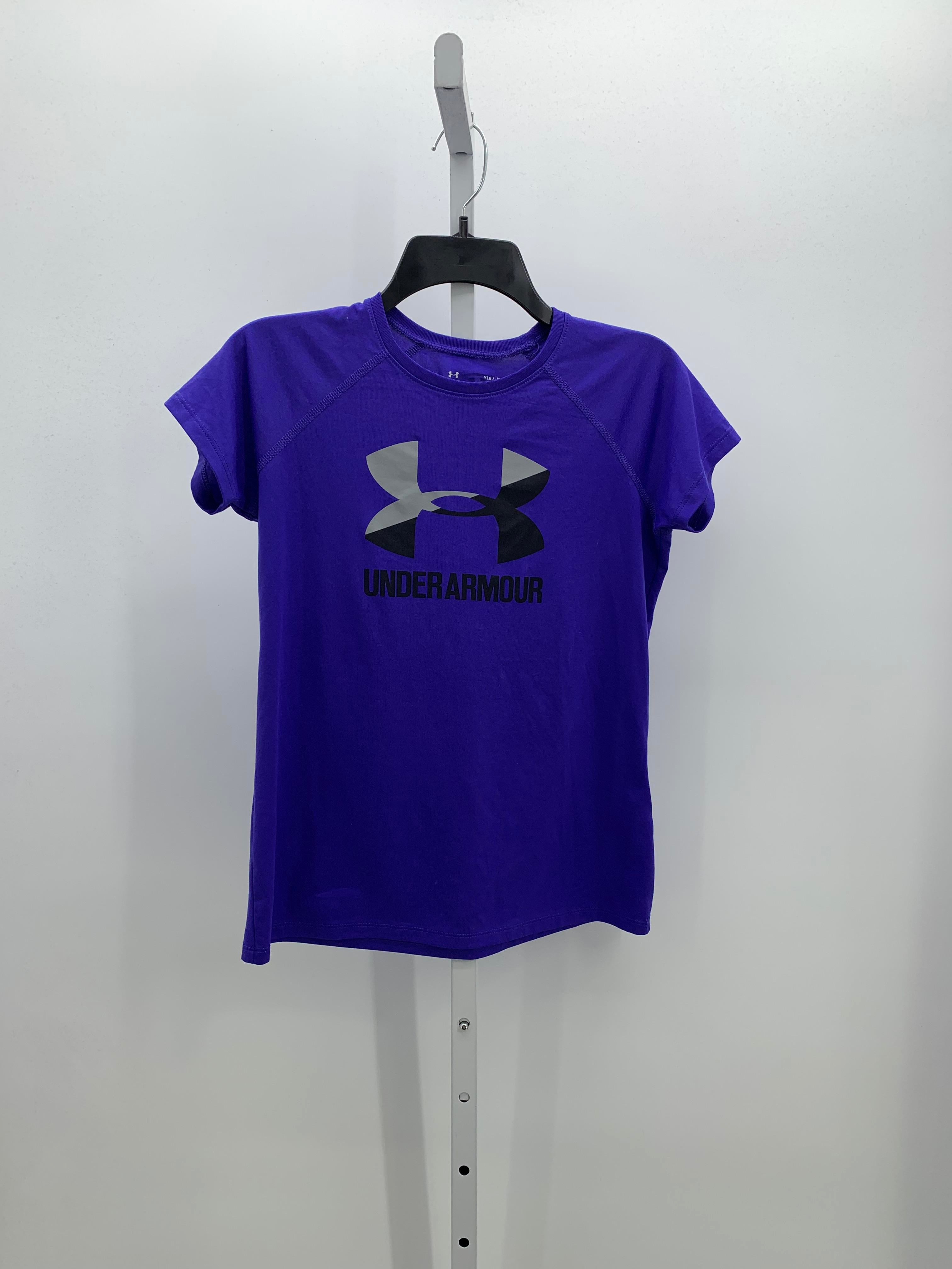 Under Armour Size 14-16 Girls Short Sleeve Shirt