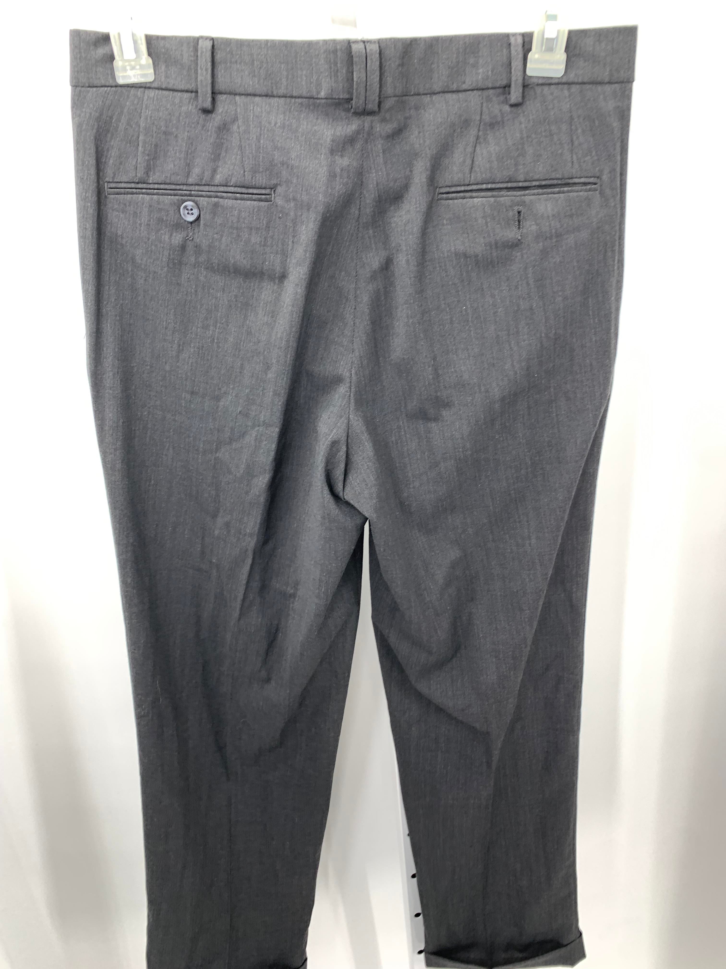 PLEATED FRONT PANTS