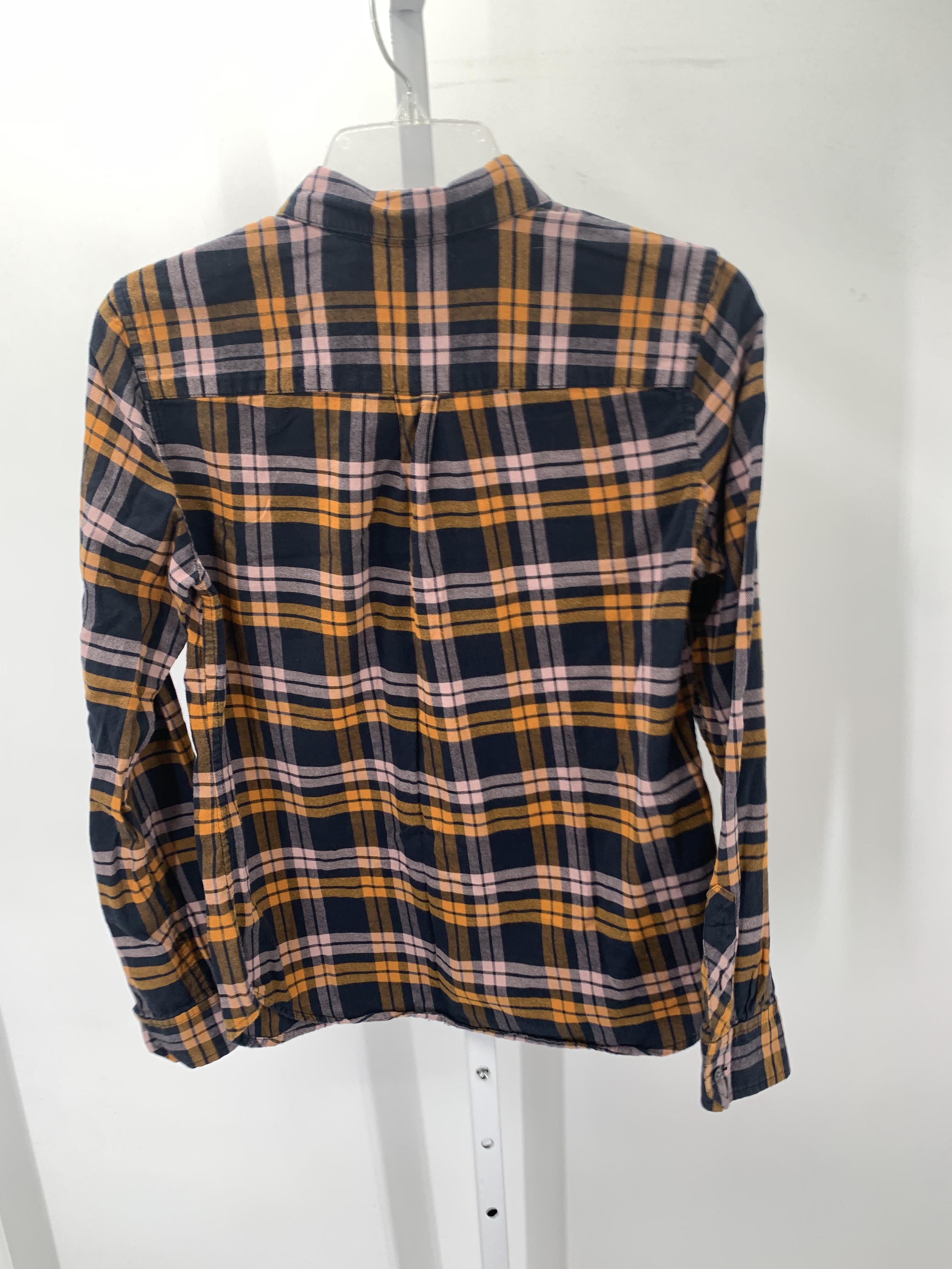 LL Bean Size 4 Misses Long Sleeve Shirt