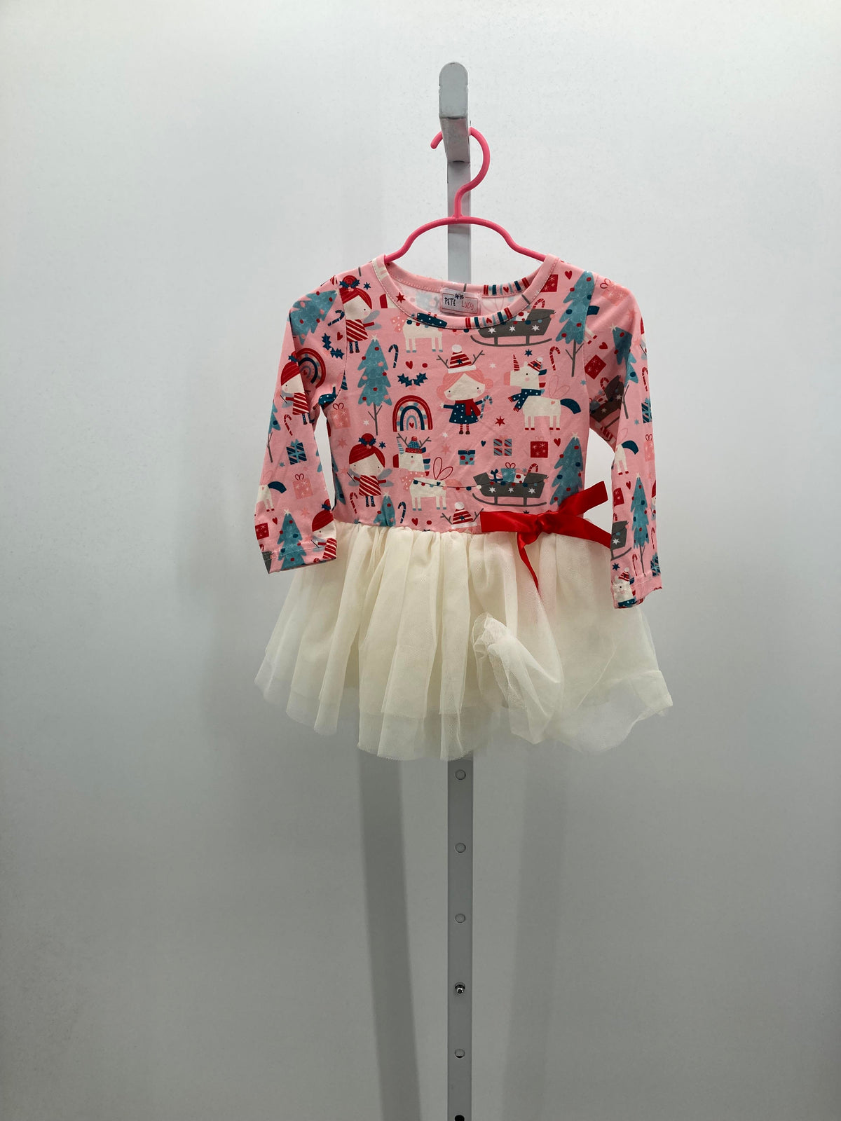 LONG SLV DRESS GIRLS UNICORNS PRESENTS