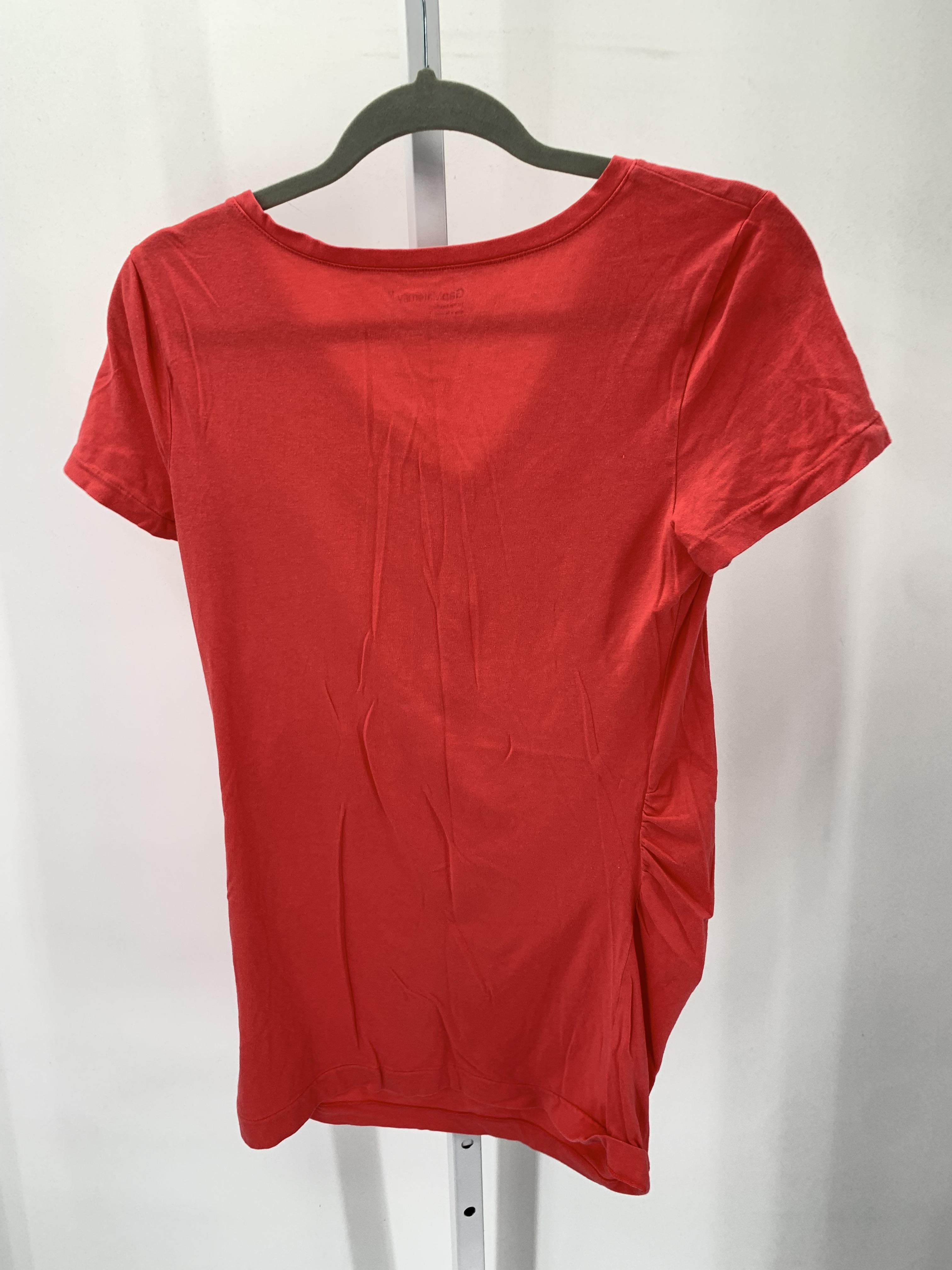 Gap Pink Size Medium Maternity Short Sleeve Shirt