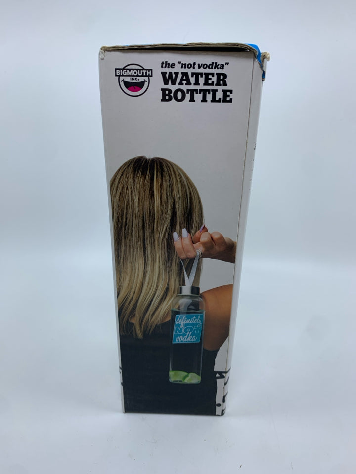 NIB "NOT VODKA" WATER BOTTLE.