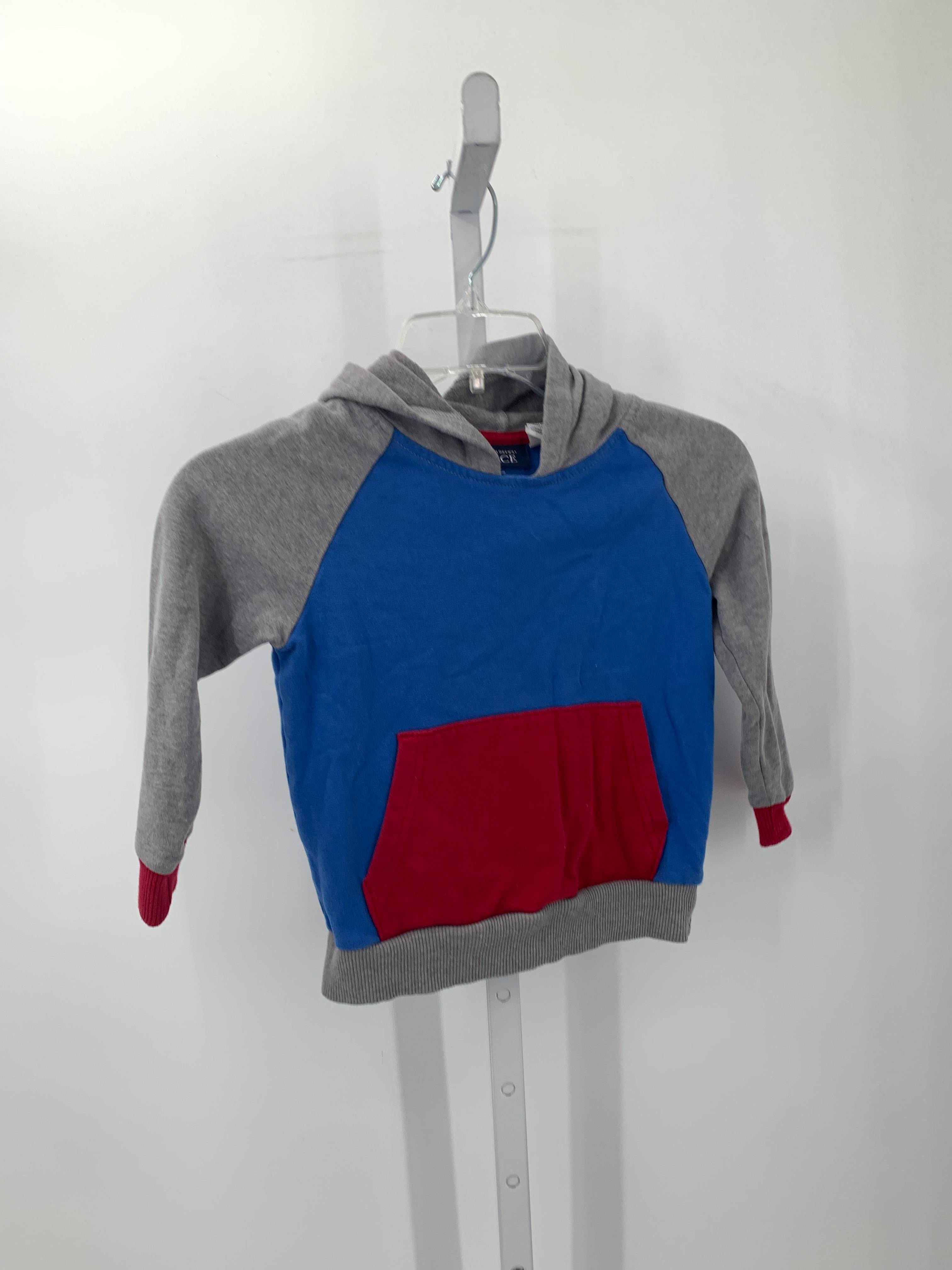 BLUE RED KNIT