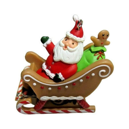 2009 Santa S Sleigh (Santa Claus) Hallmark Keepsake Christmas Tree Ornament - in