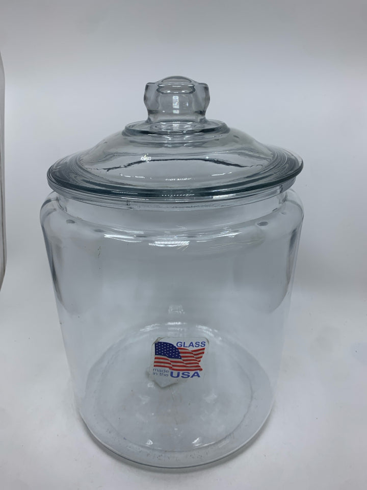 LG GLASS CANISTER MADE IN THE USA.