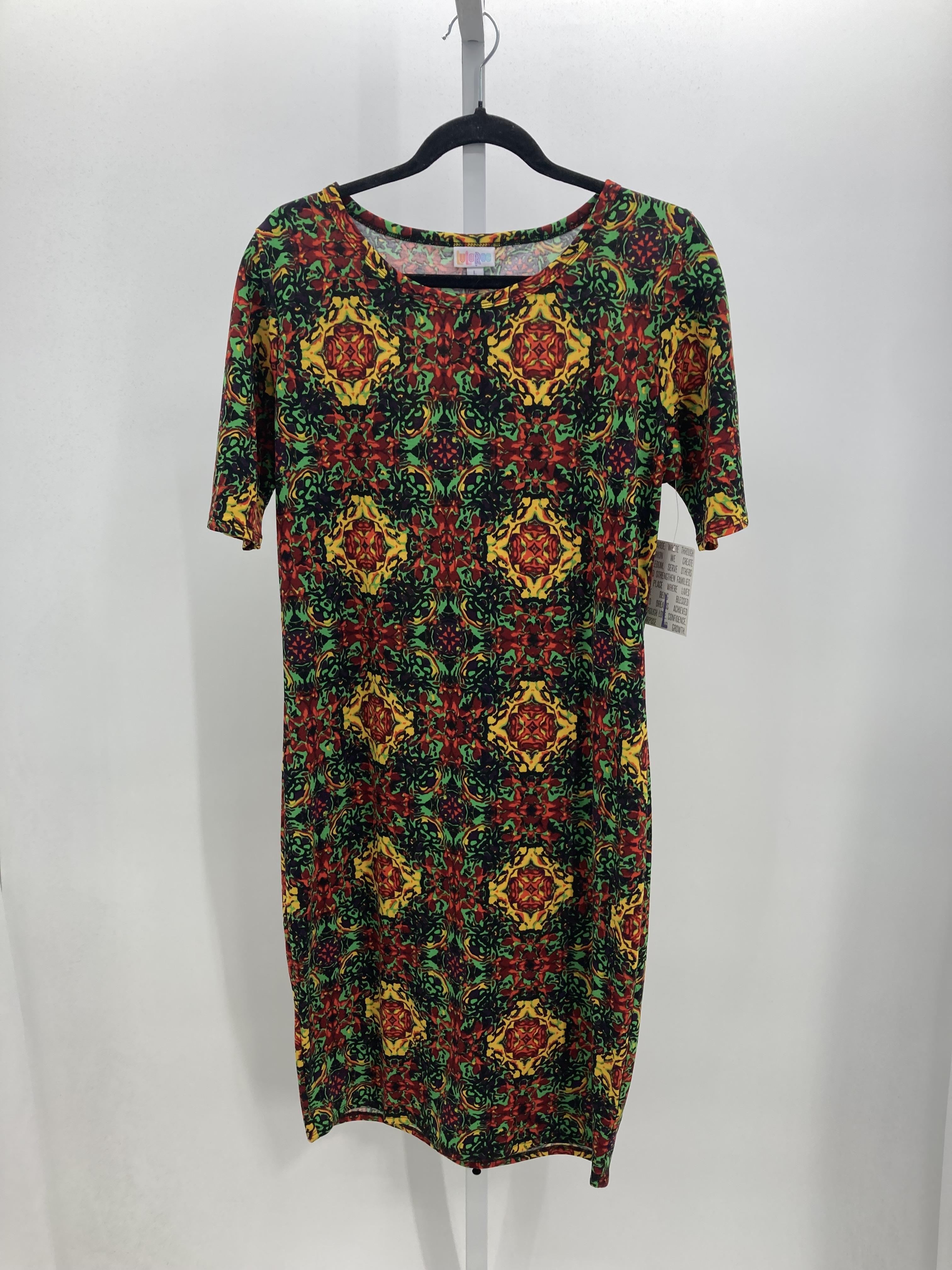 Lularoe Size Large Misses Short Sleeve Dress