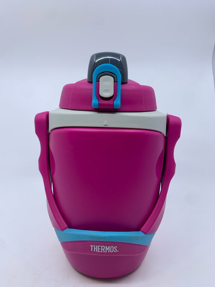 HOT PINK THERMOS GALLON WATER BOTTLE.