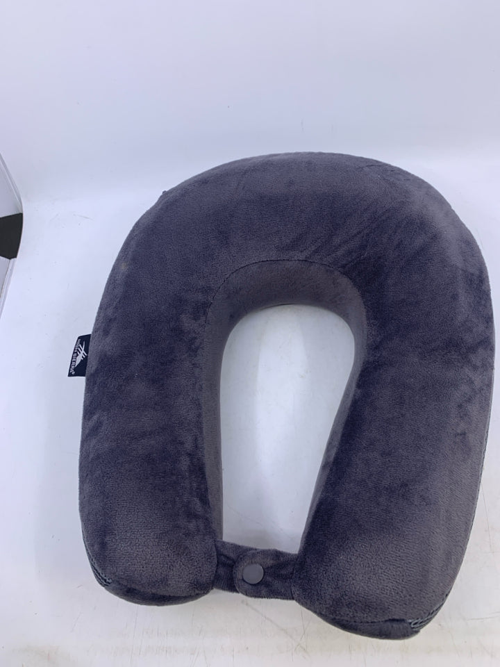 DARK GREY NECK PILLOW.