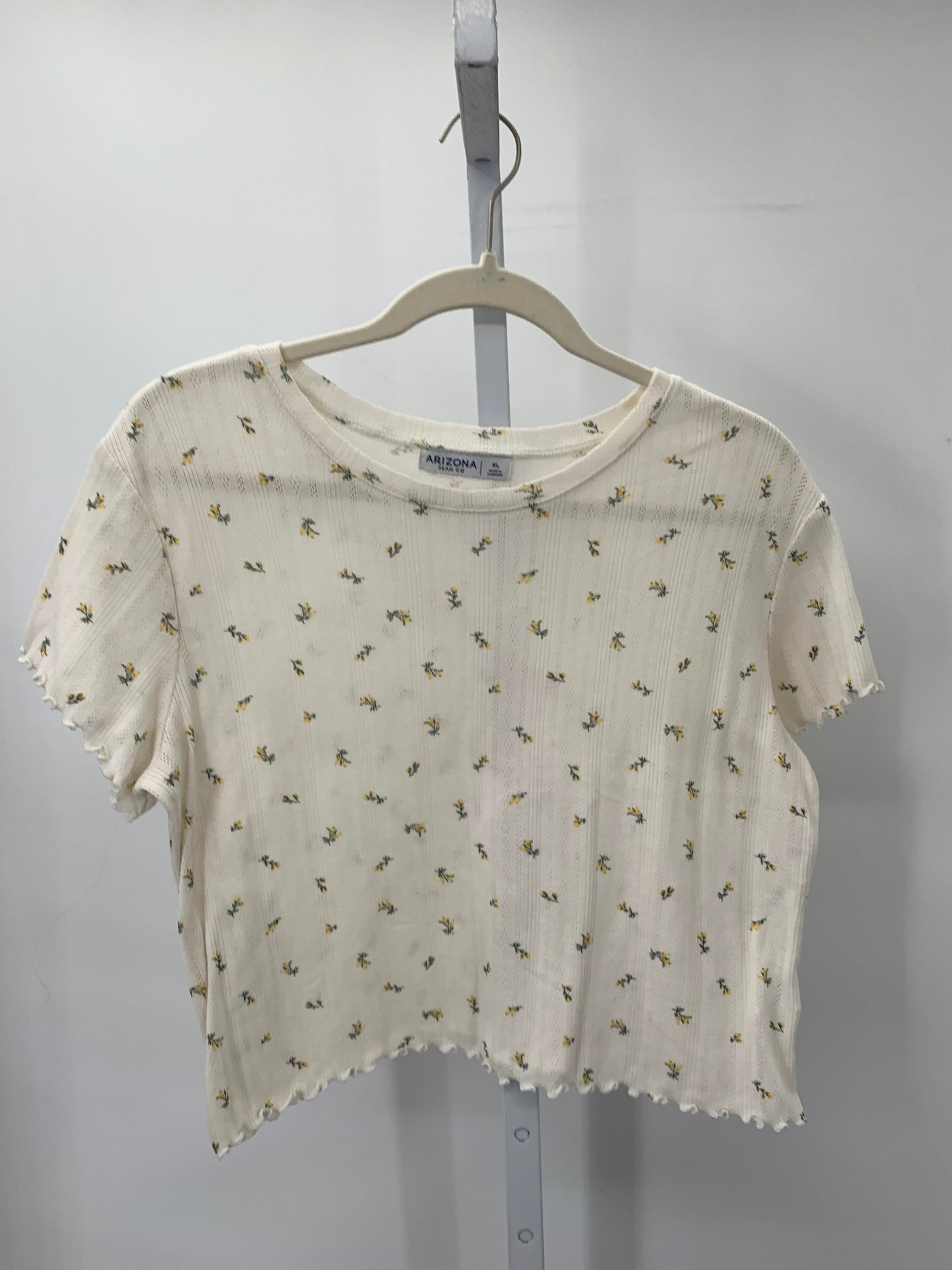 Arizona Size Extra Large Juniors Short Sleeve Shirt