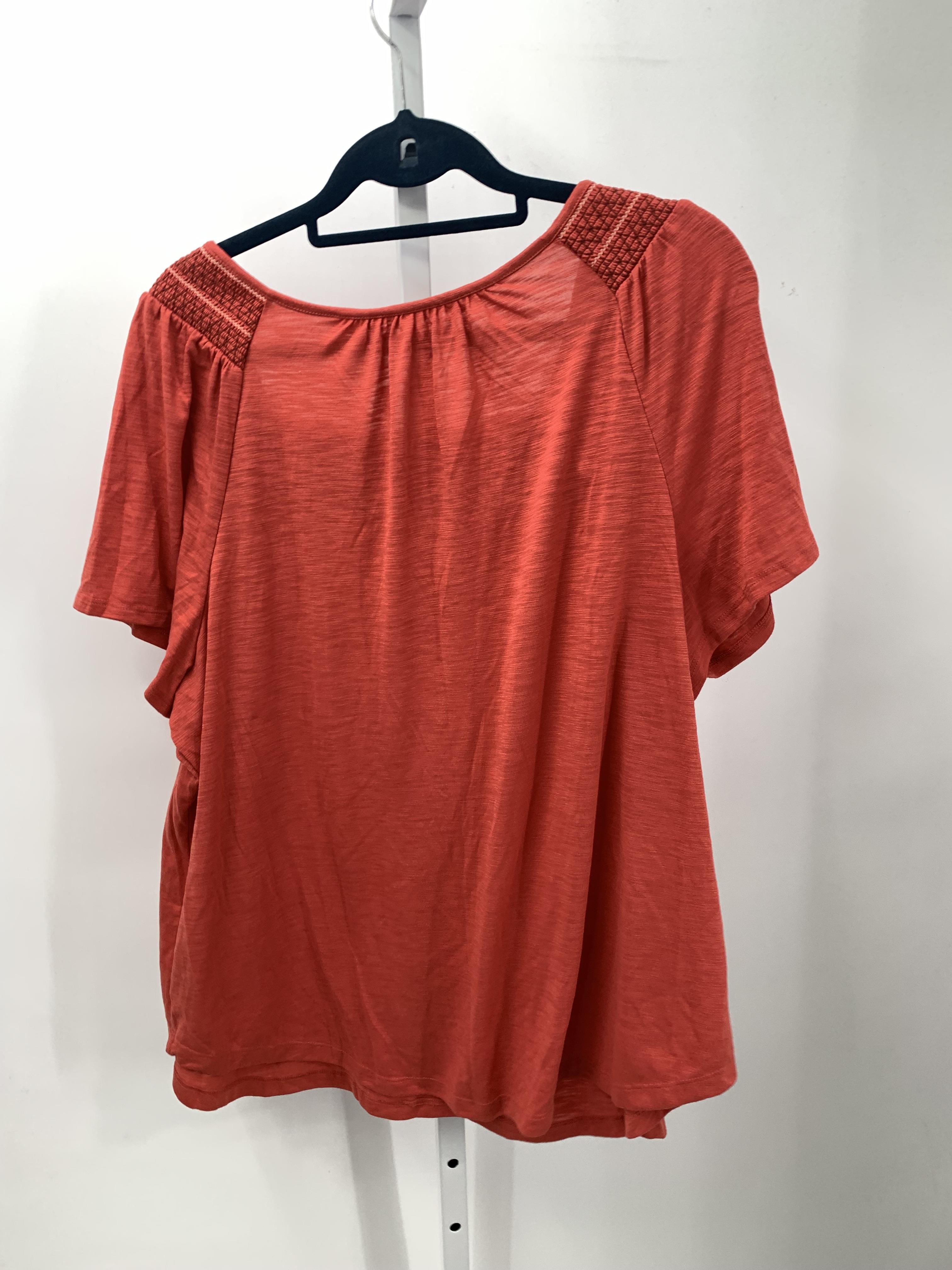 St. Johns Bay Size 3X Womens Short Sleeve Shirt